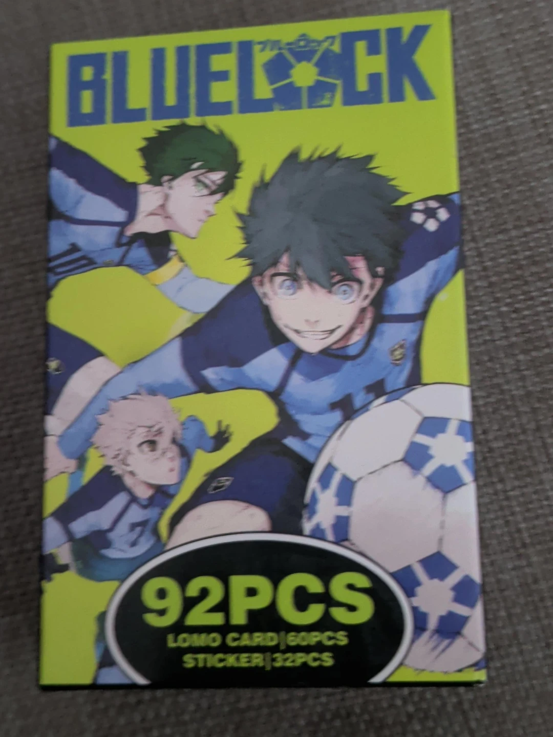 Blue Lock 92 Piece Lomo Card and Sticker Set
