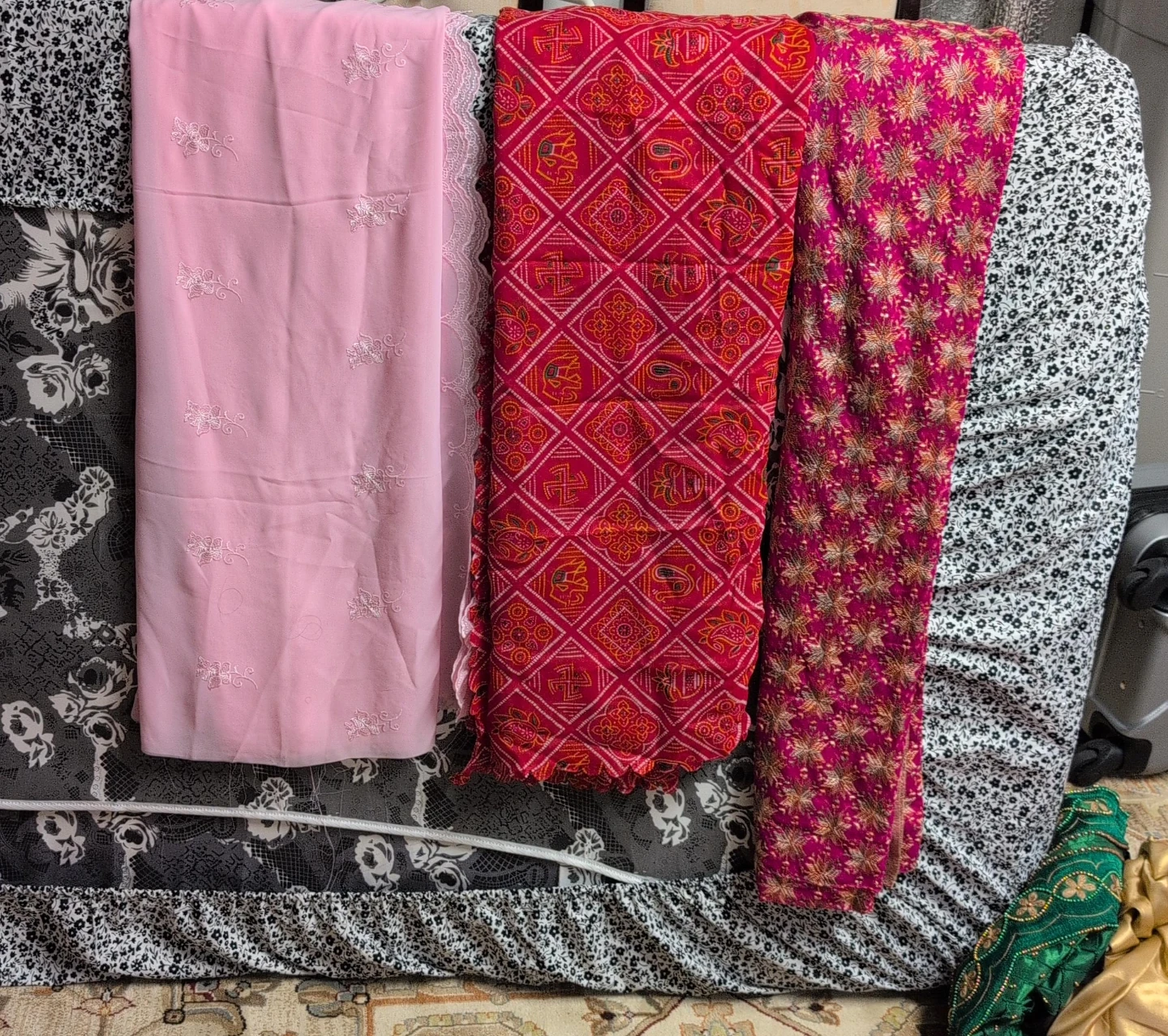 3-Piece Women's Scarves/Dupattas