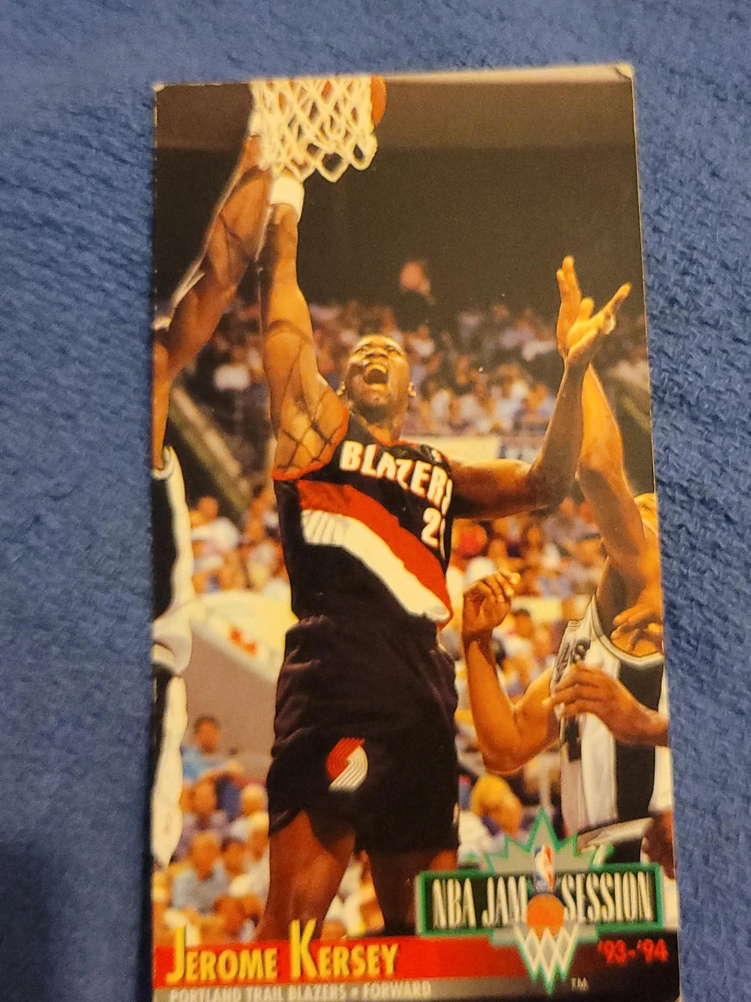1993 Fleer Jerome Kersey NBA Jam Session Card