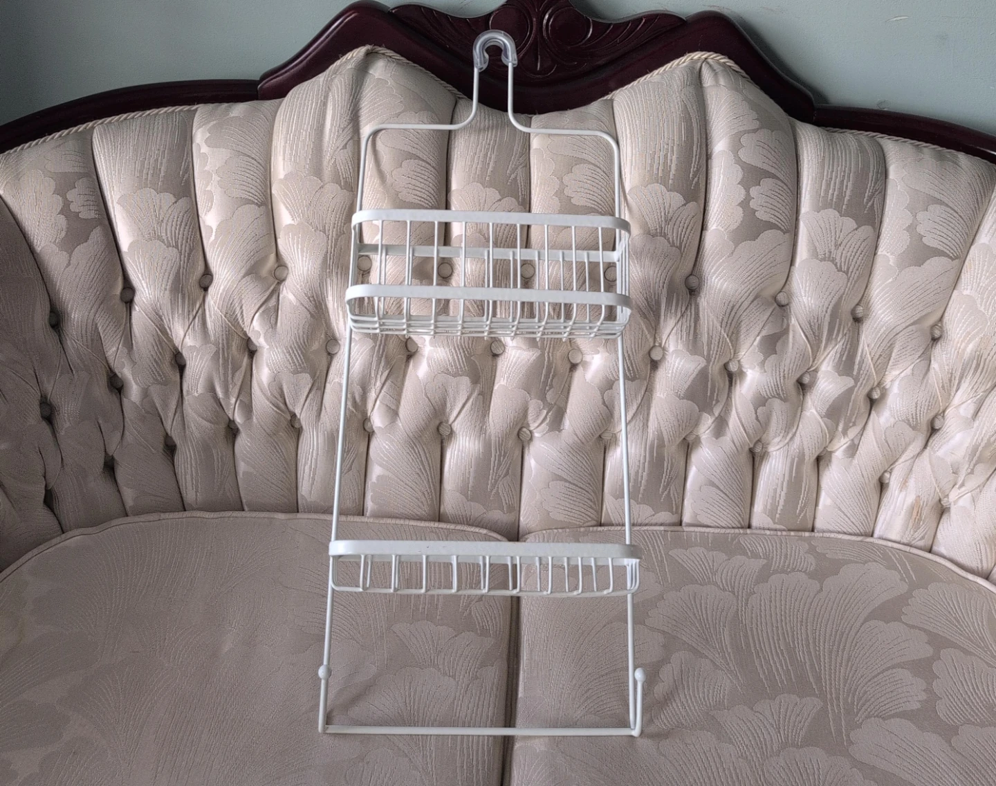 White 2-Tier Shower Caddy