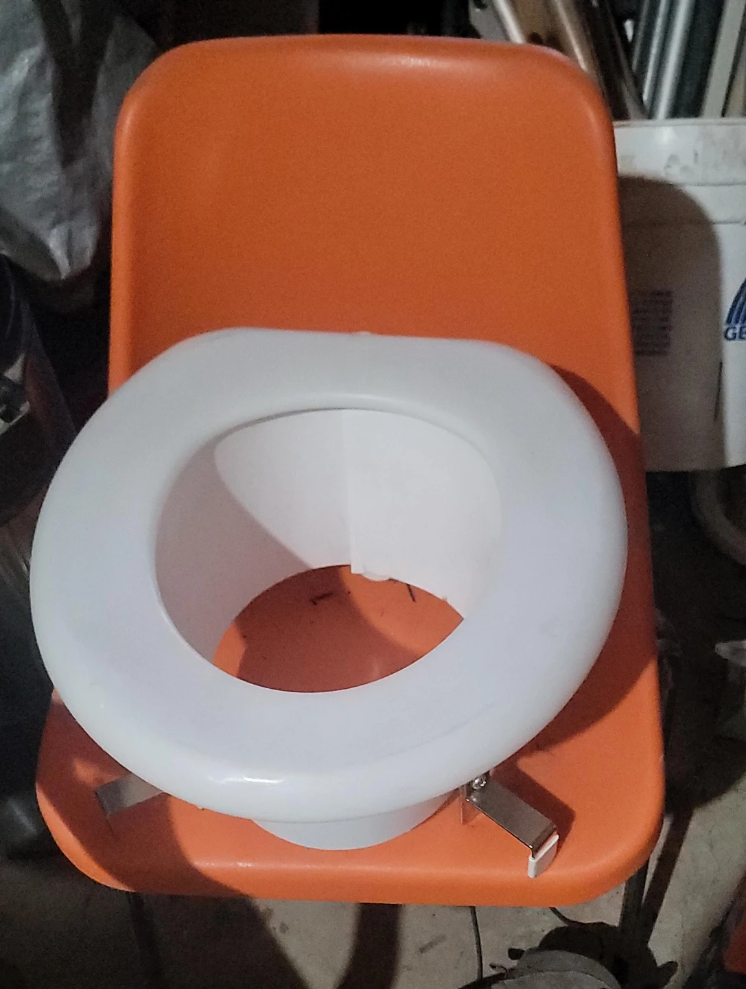 Orange Plastic Toilet Seat Riser