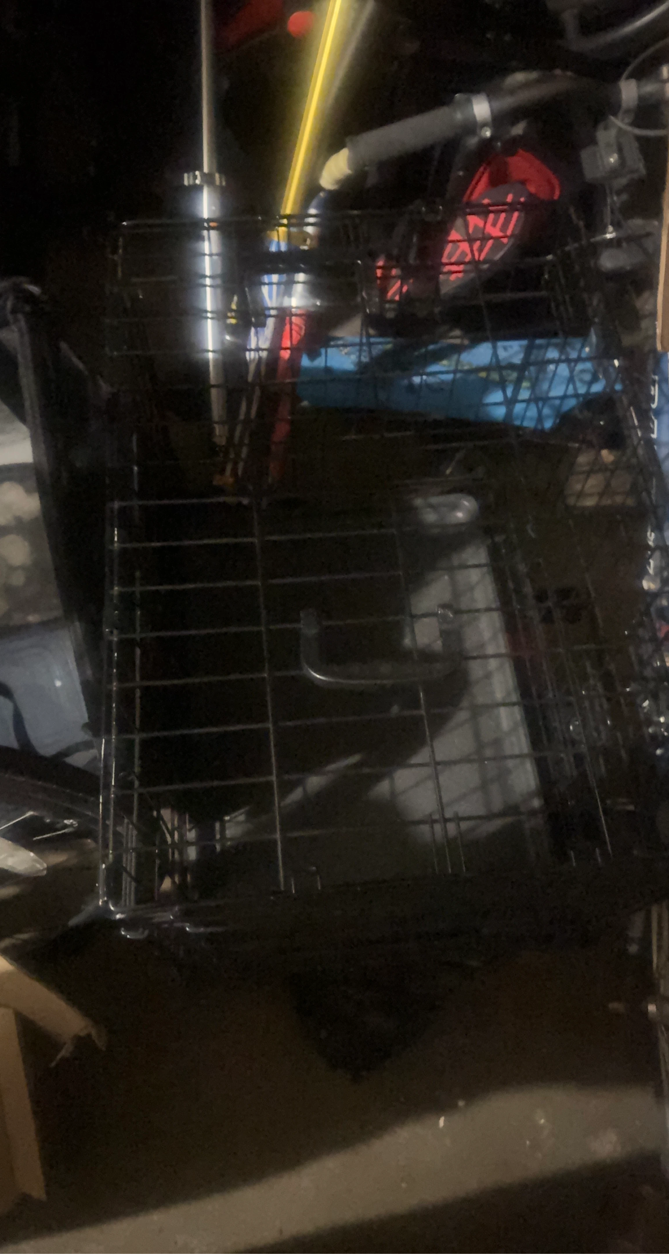 Black Wire Pet Crate