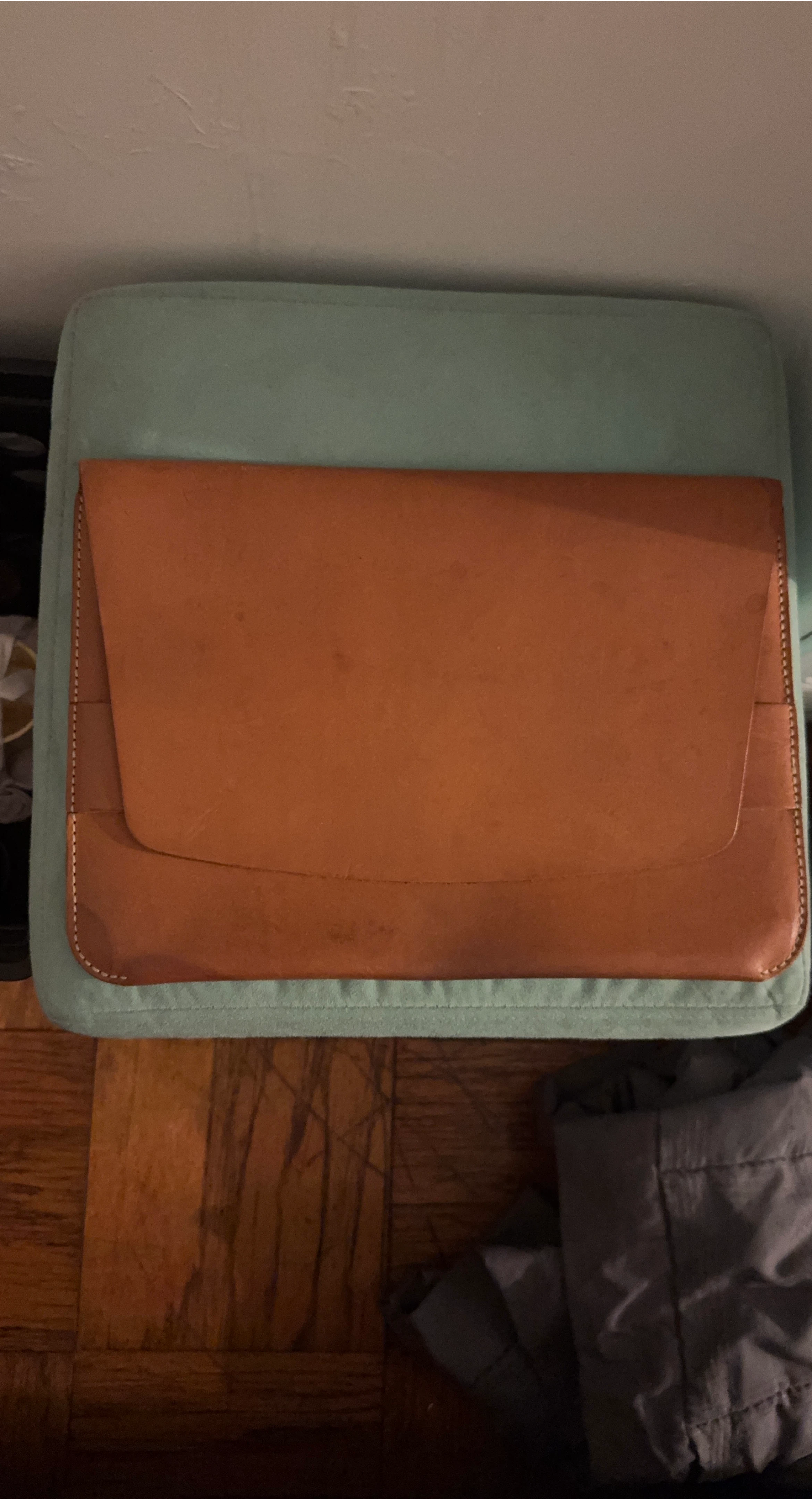 Brown Leather Laptop Sleeve
