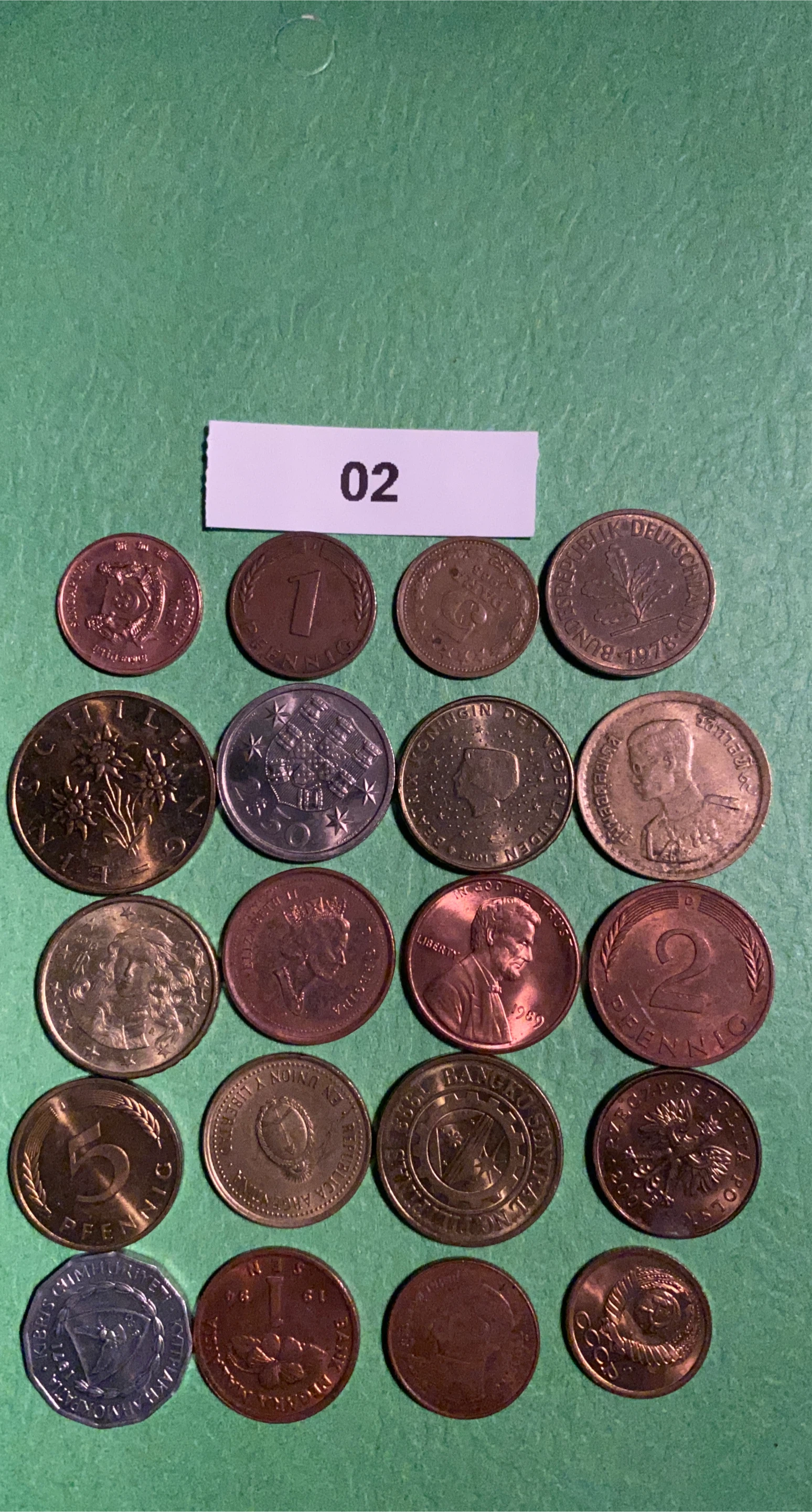 Assorted World Coins