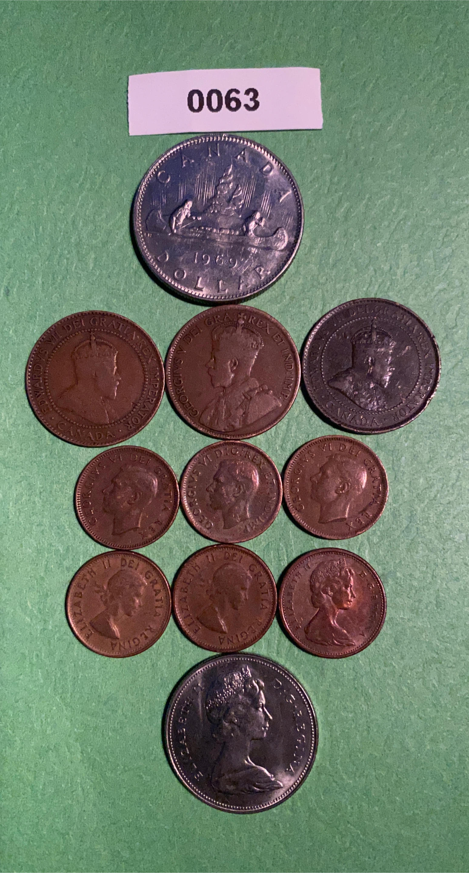 Canadian Coins Collection - Various Years