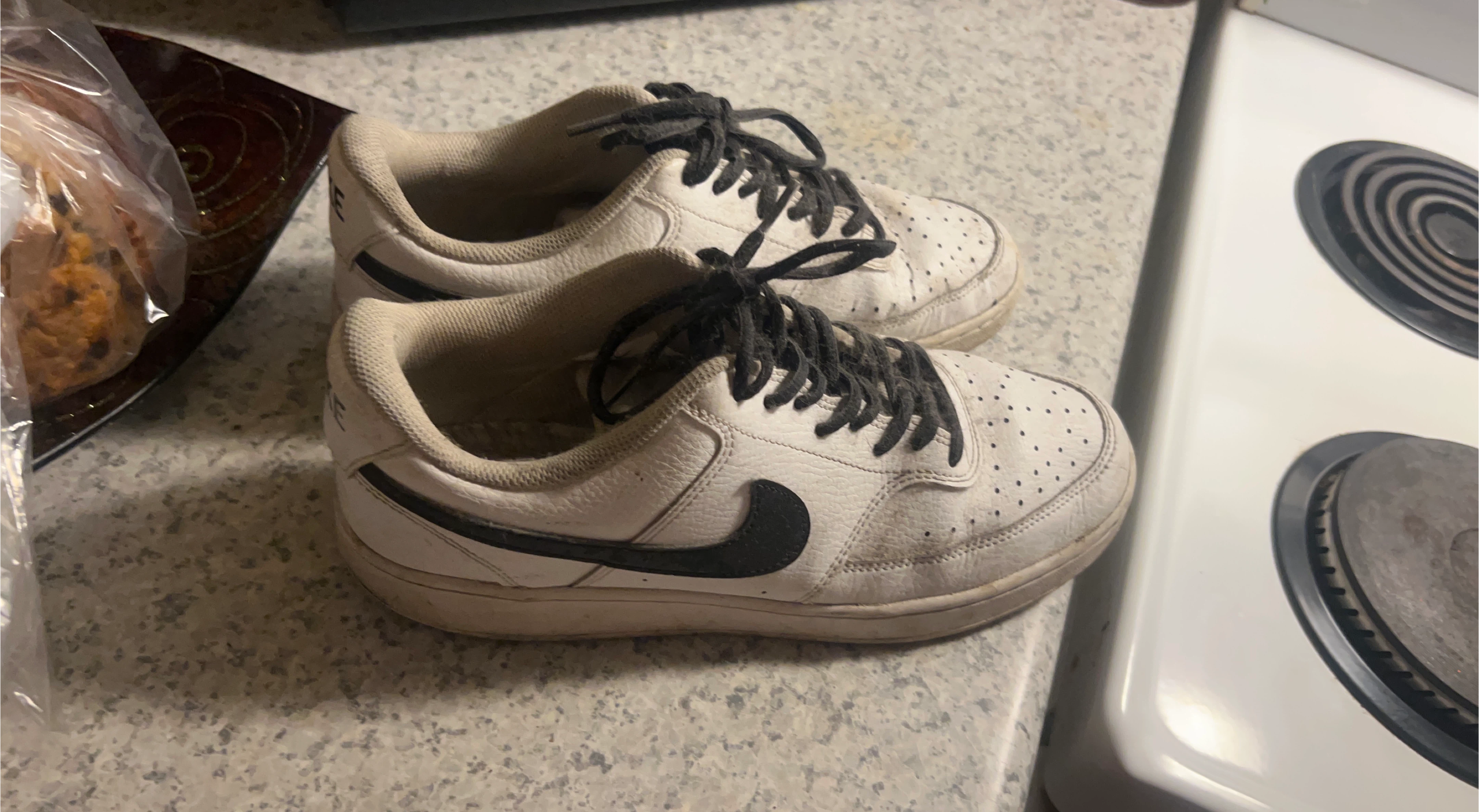 Nike White Leather Sneakers