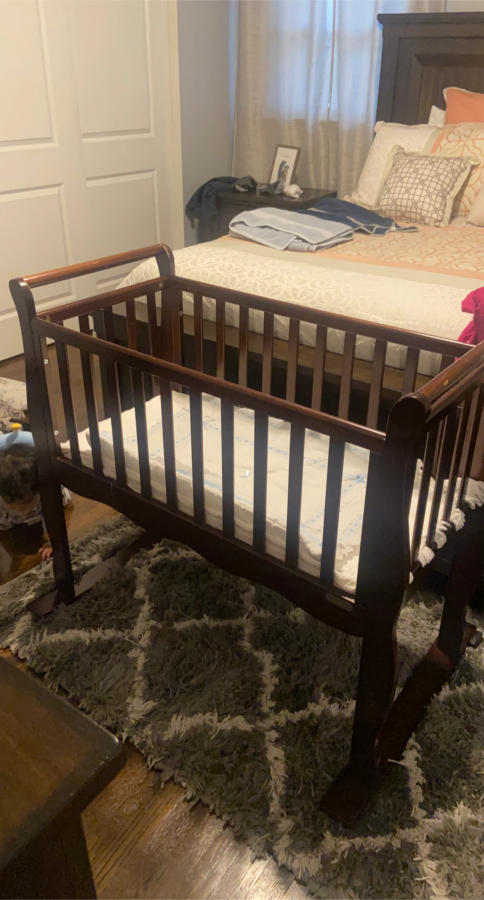 Wooden Baby Cradle