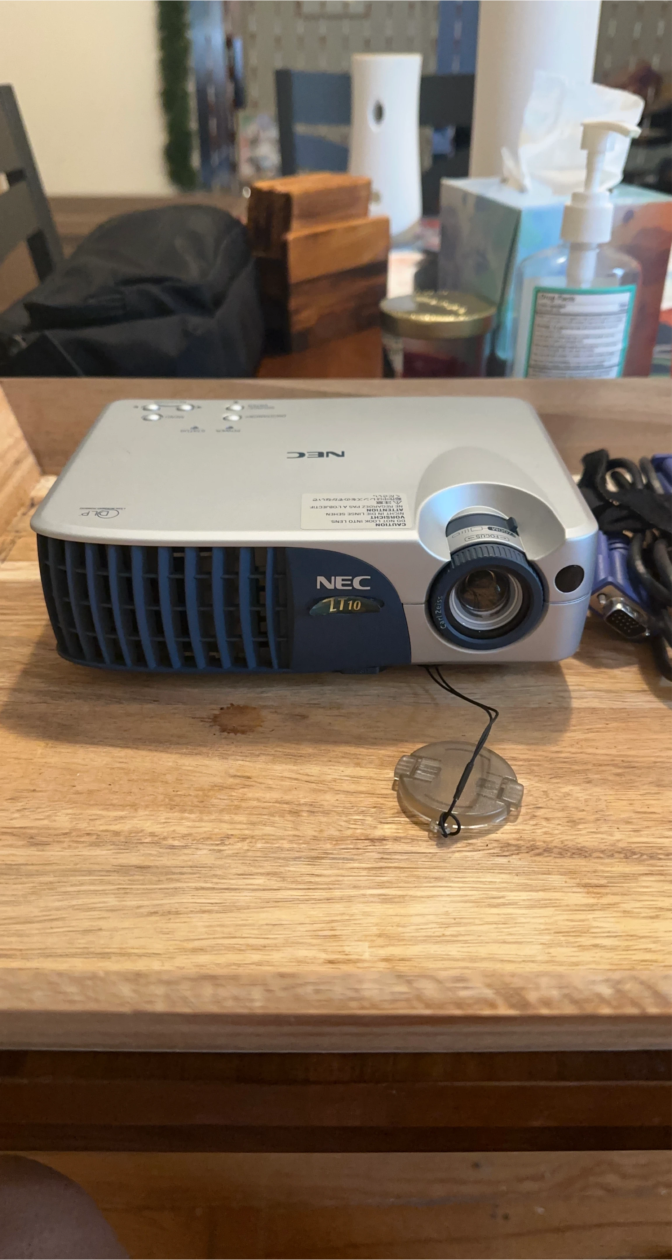 NEC LT10 Digital Projector with Remote and Cables