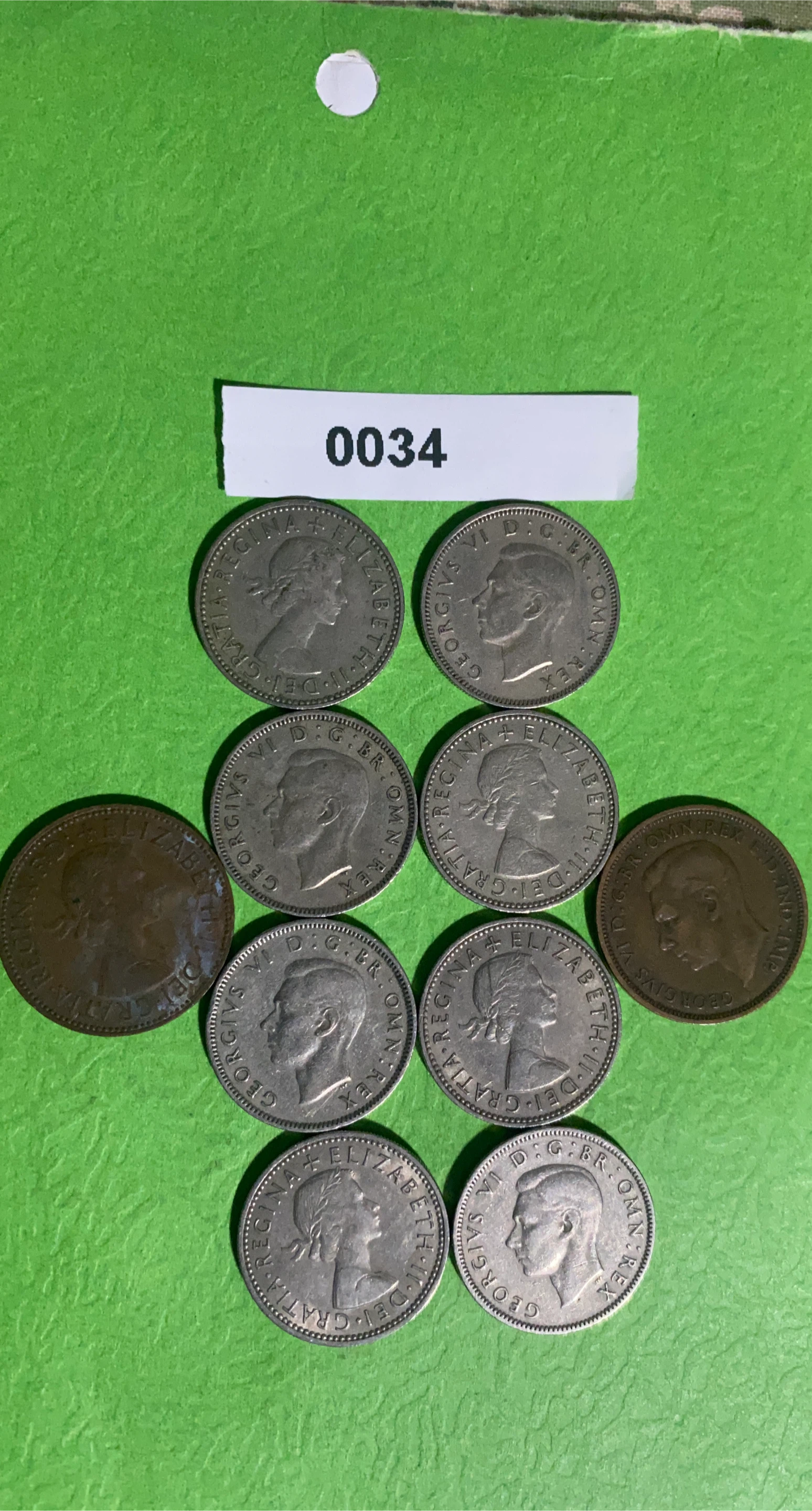 Collection of vintage British coins