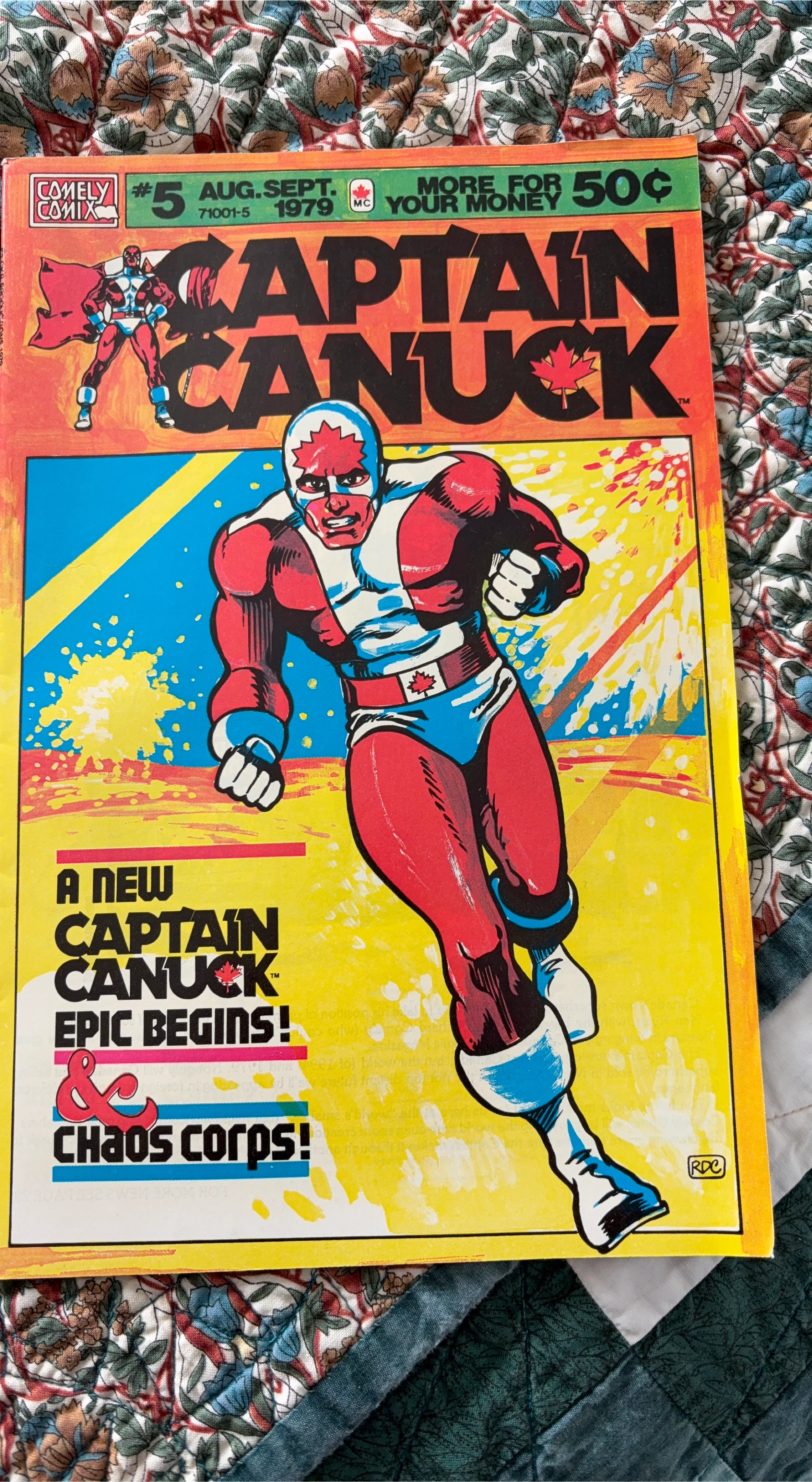Captain Canuck Comic #5 Aug-Sept 1979