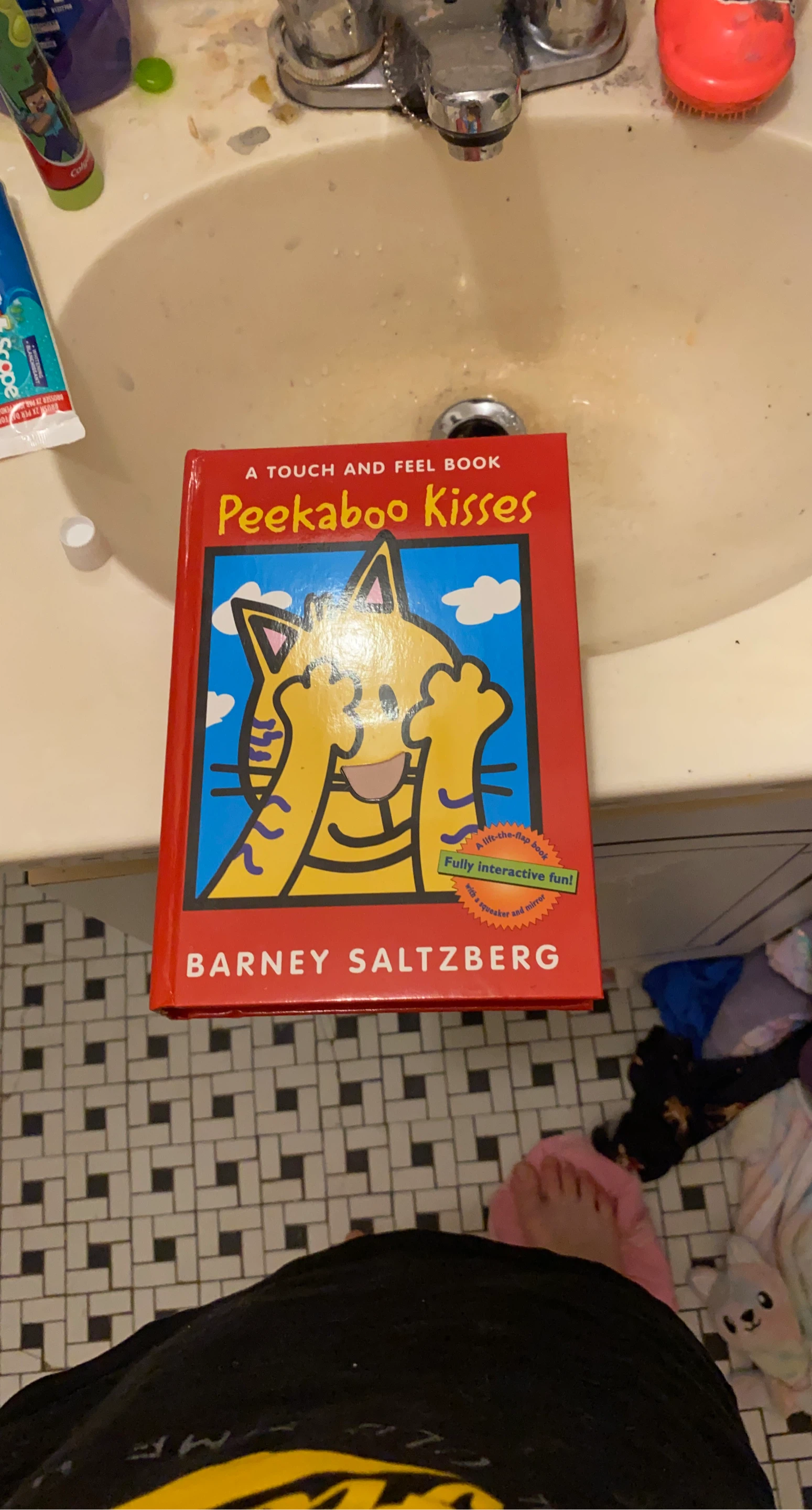 Peekaboo Kisses Touch and Feel Book by Barney Saltzberg