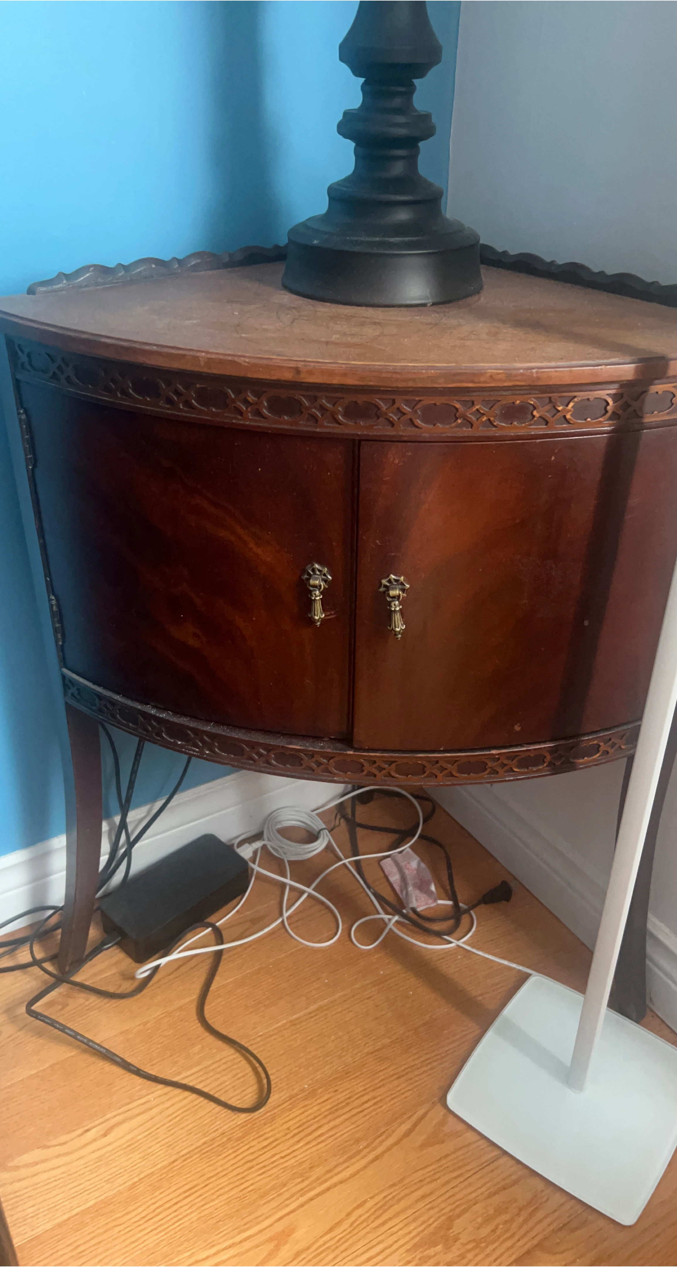 Vintage Corner Cabinet