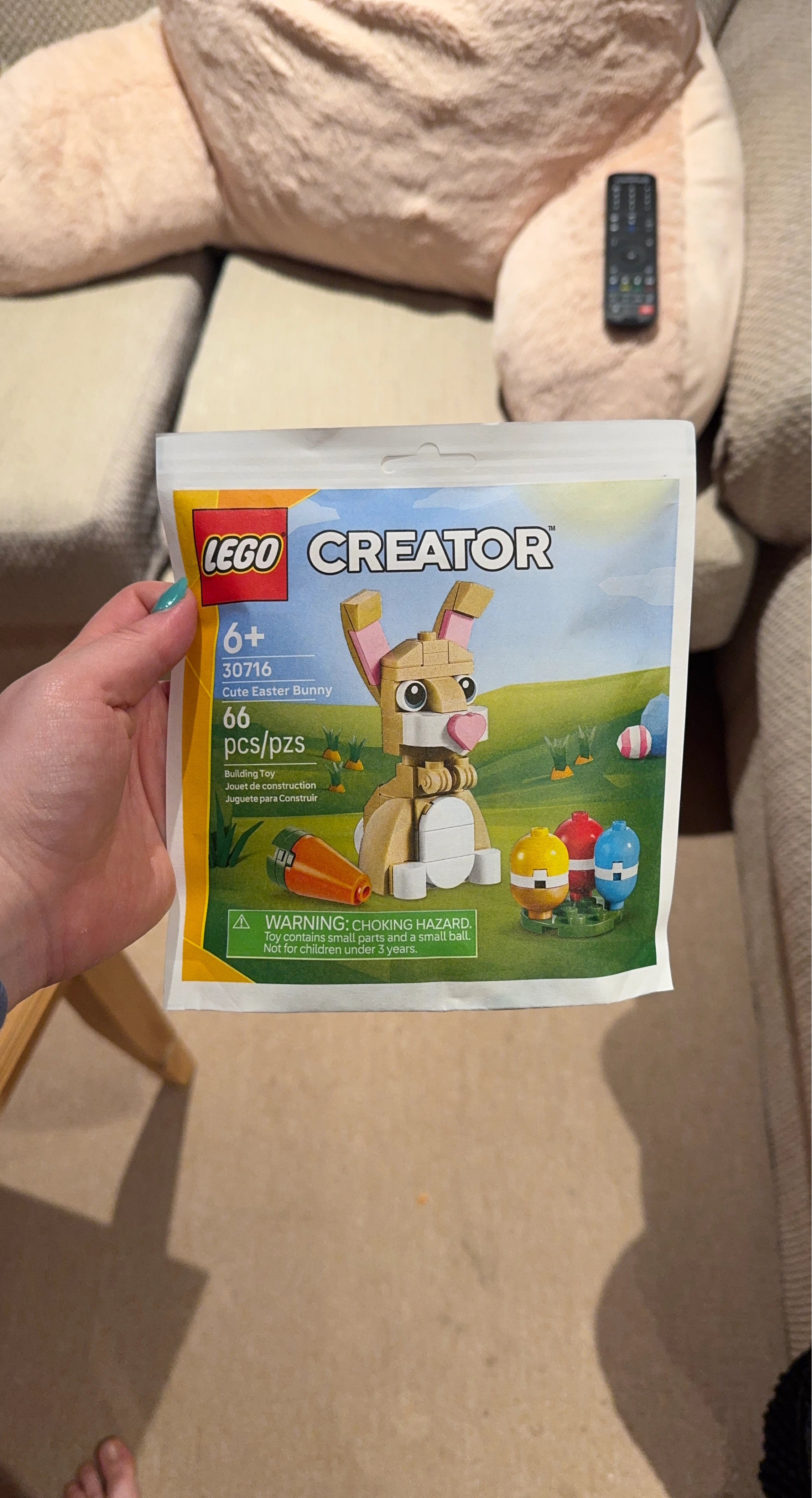 LEGO Creator Cute Easter Bunny Building Toy (66 pcs)