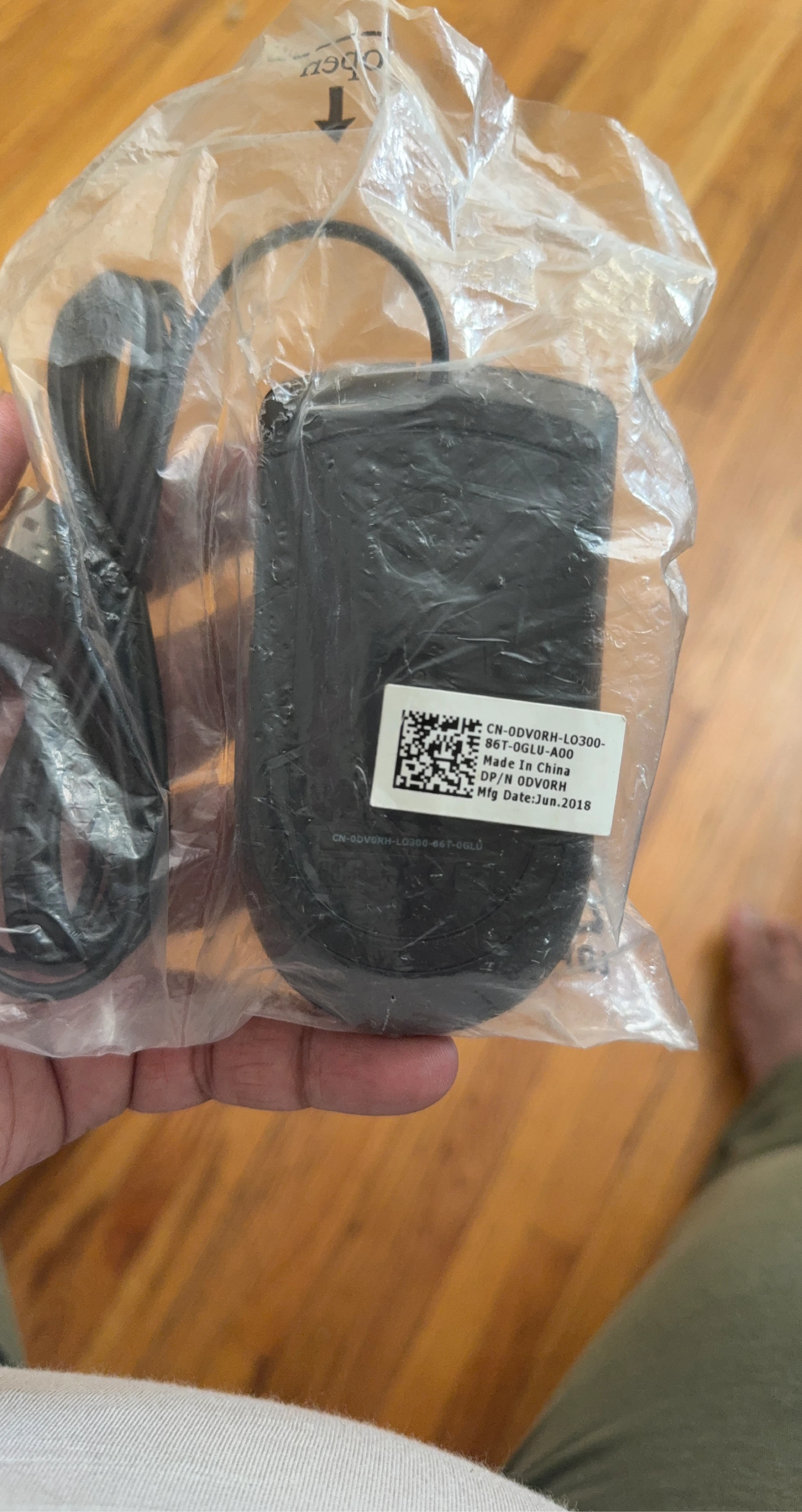Black Dell Power Adapter CN-0DV0RH