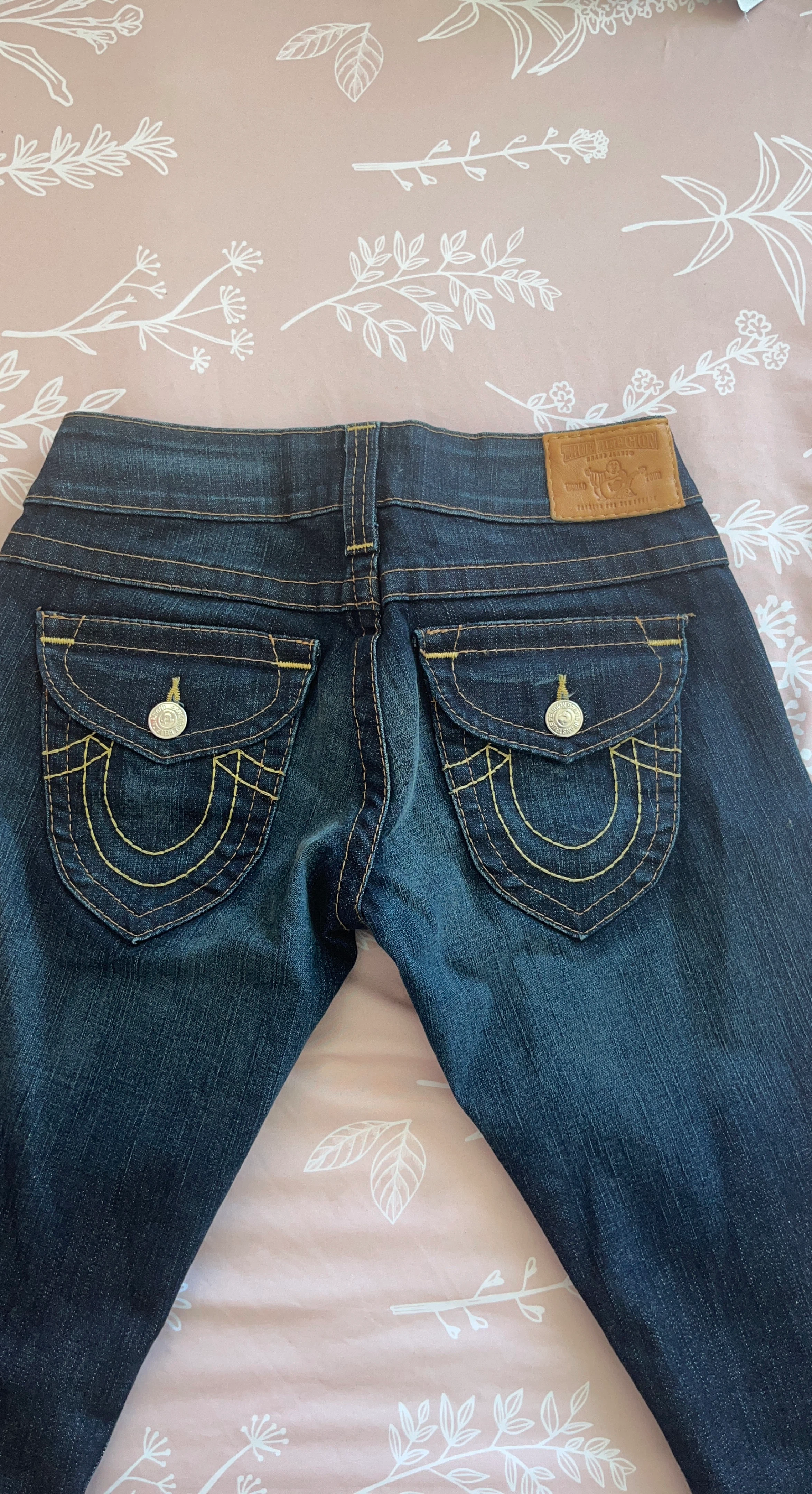 True Religion Women's Dark Wash Jeans