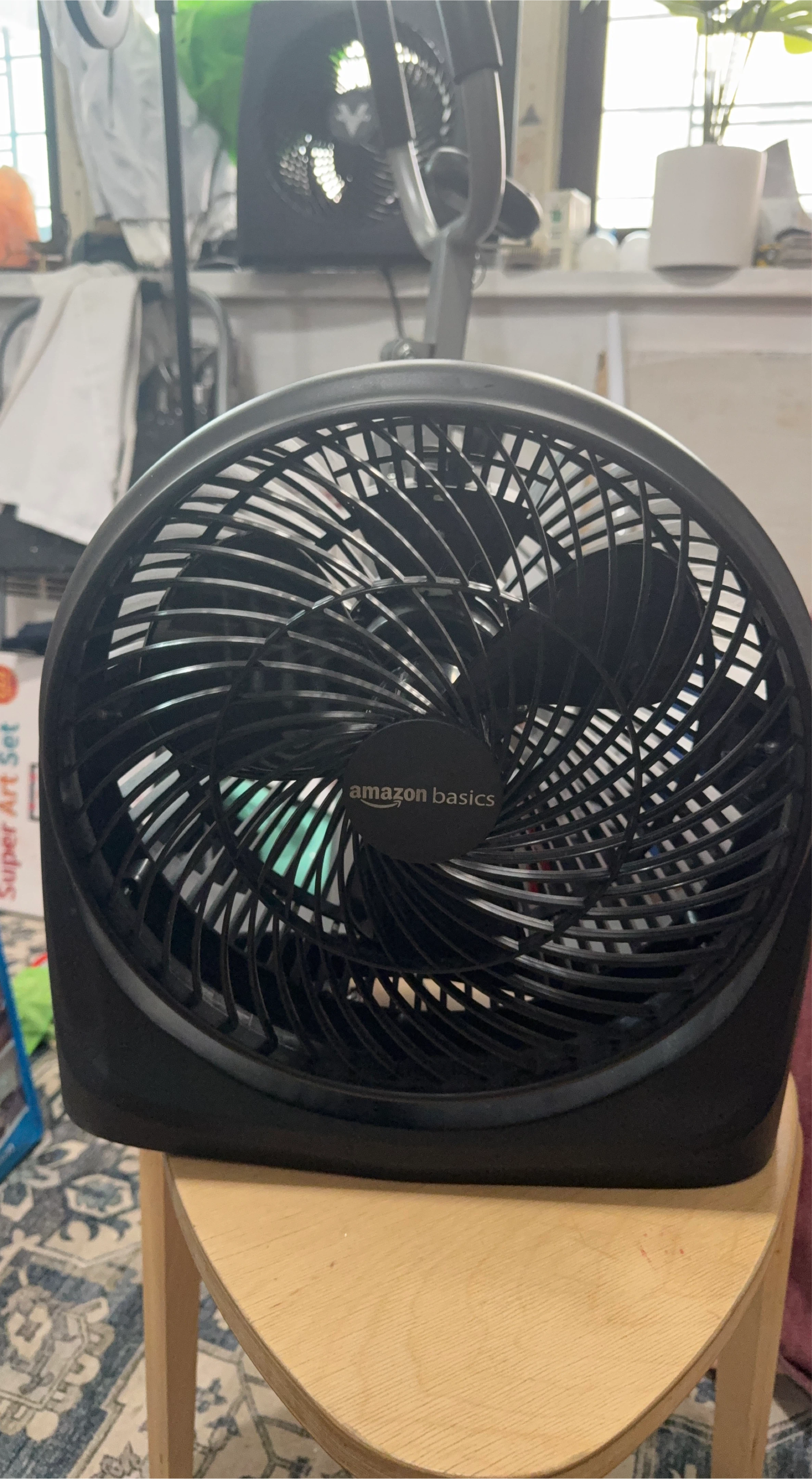 Amazon Basics Black Box Fan