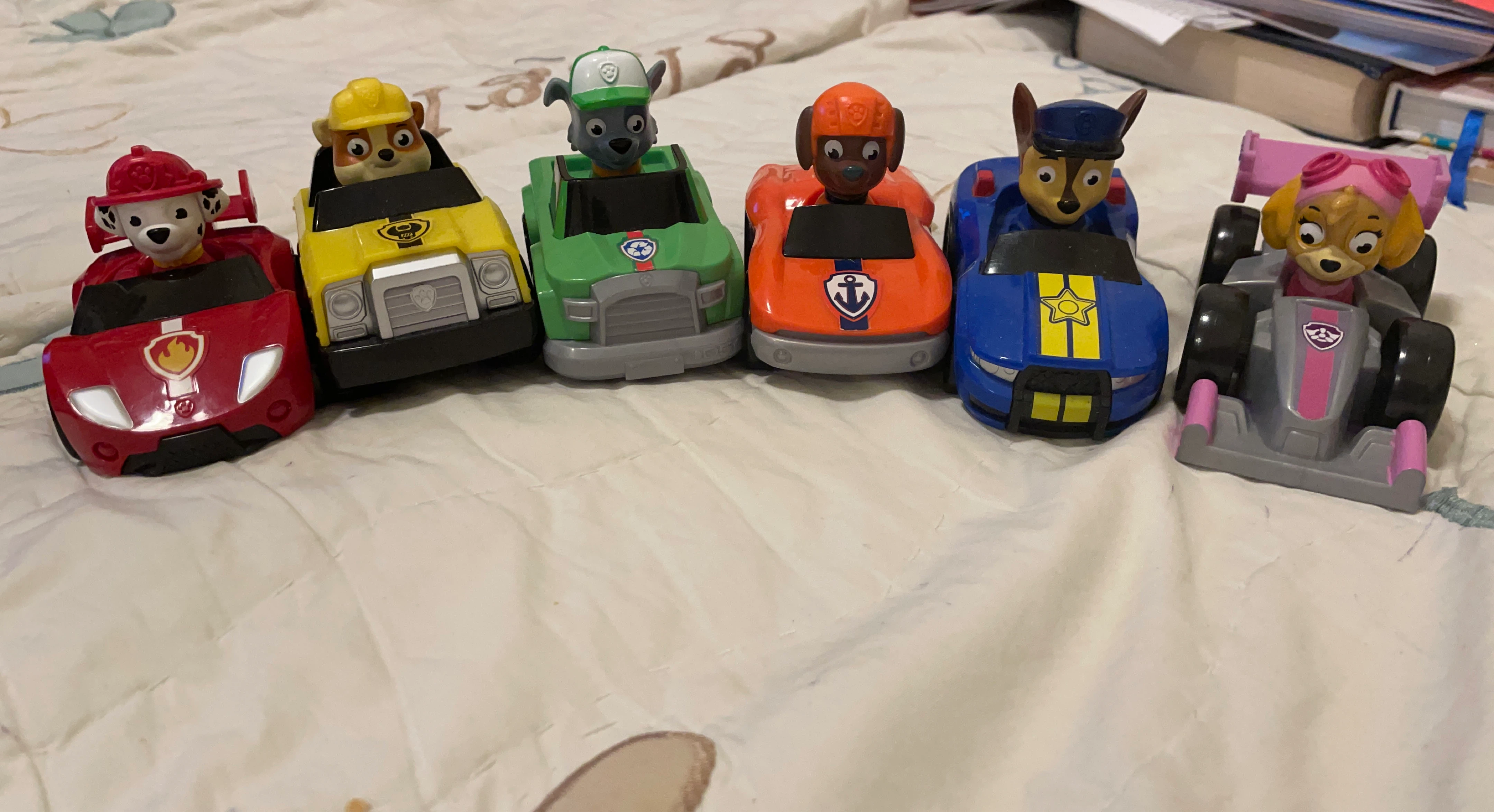 Paw Patrol Toy Cars with Figures
