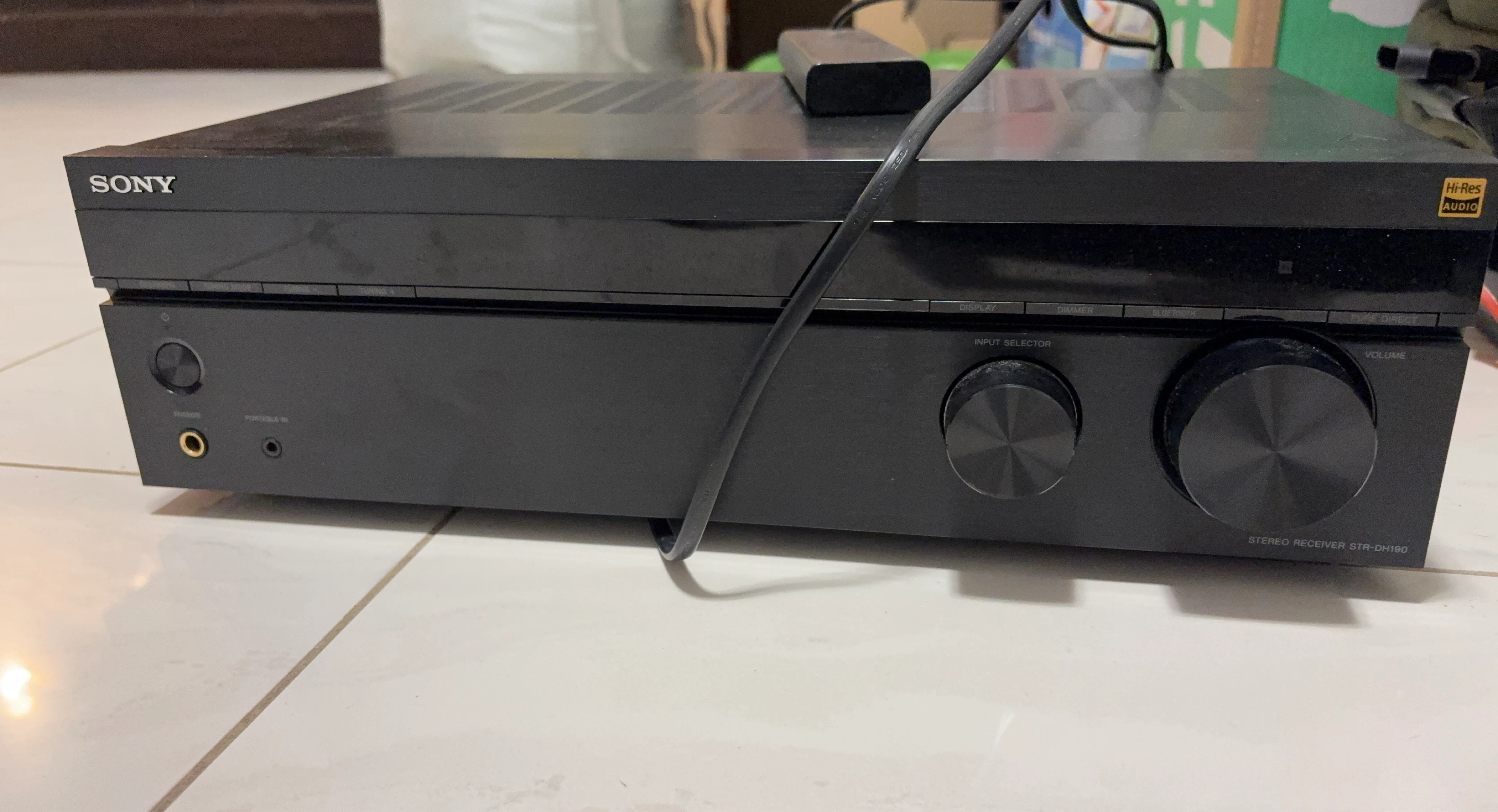 Sony STR-DH190 Stereo Receiver with Remote
