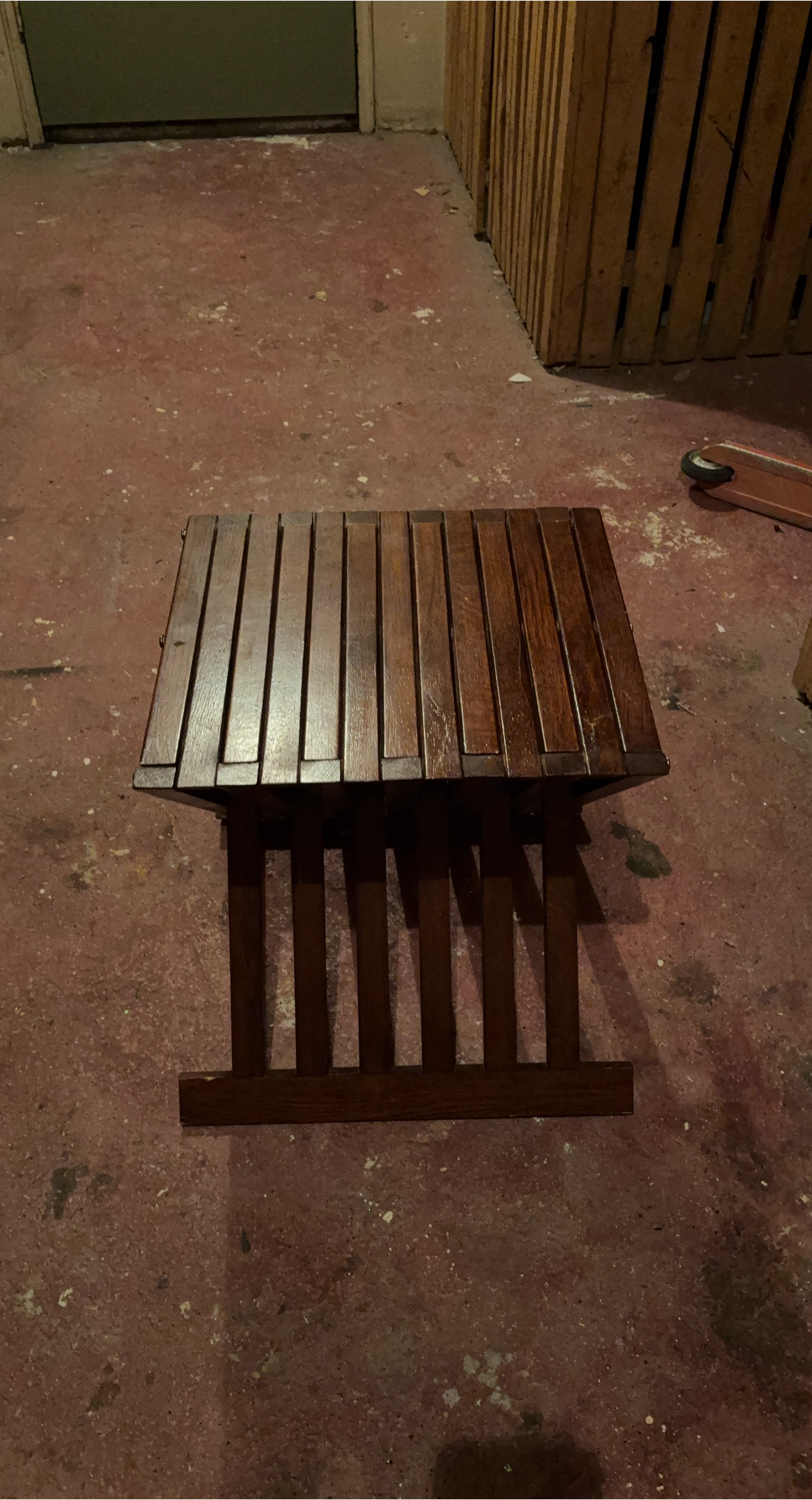Wooden Folding Side Tables (Set of 2) - photo 4