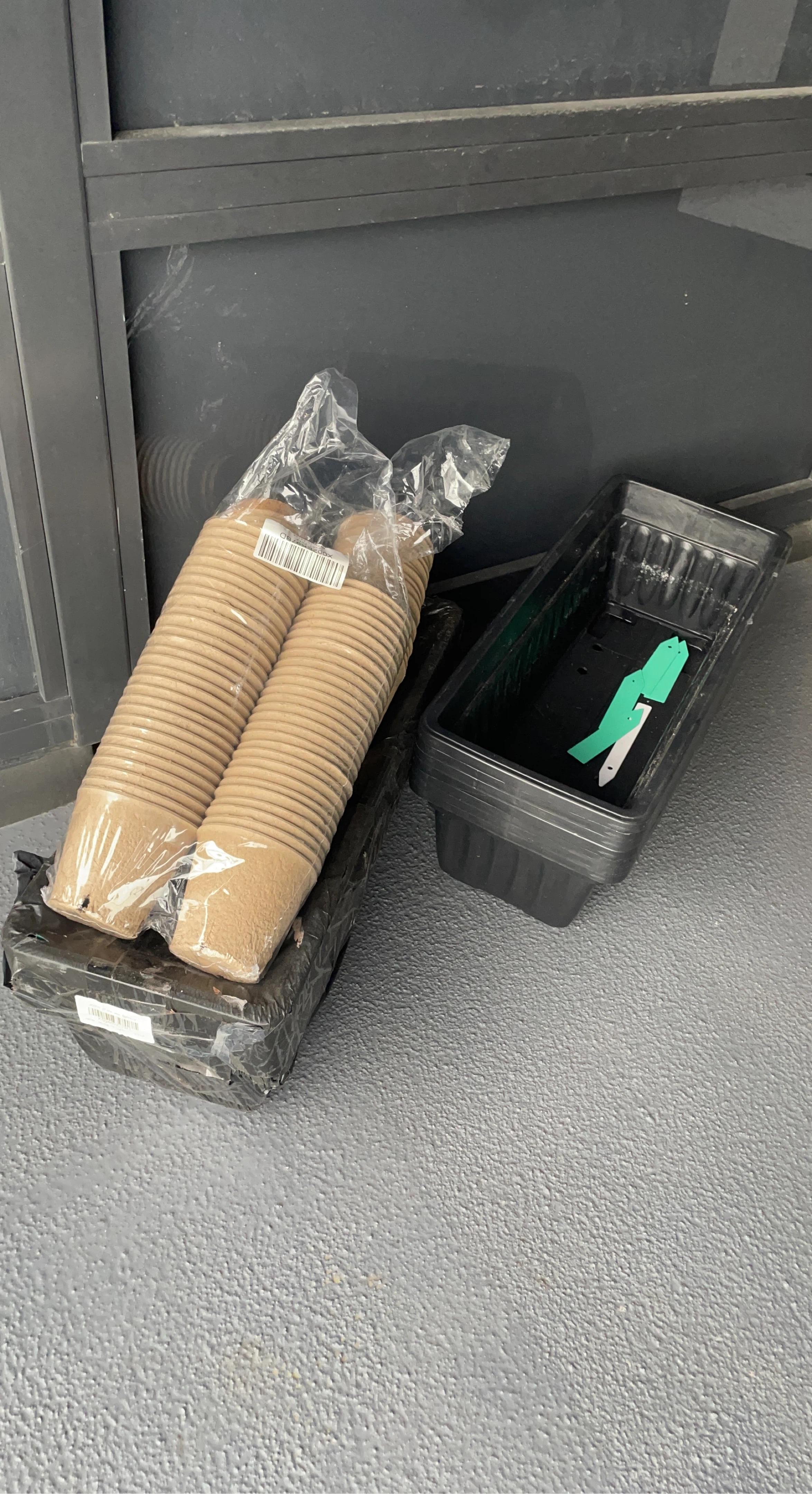 Peat Pots and Seedling Tray Set