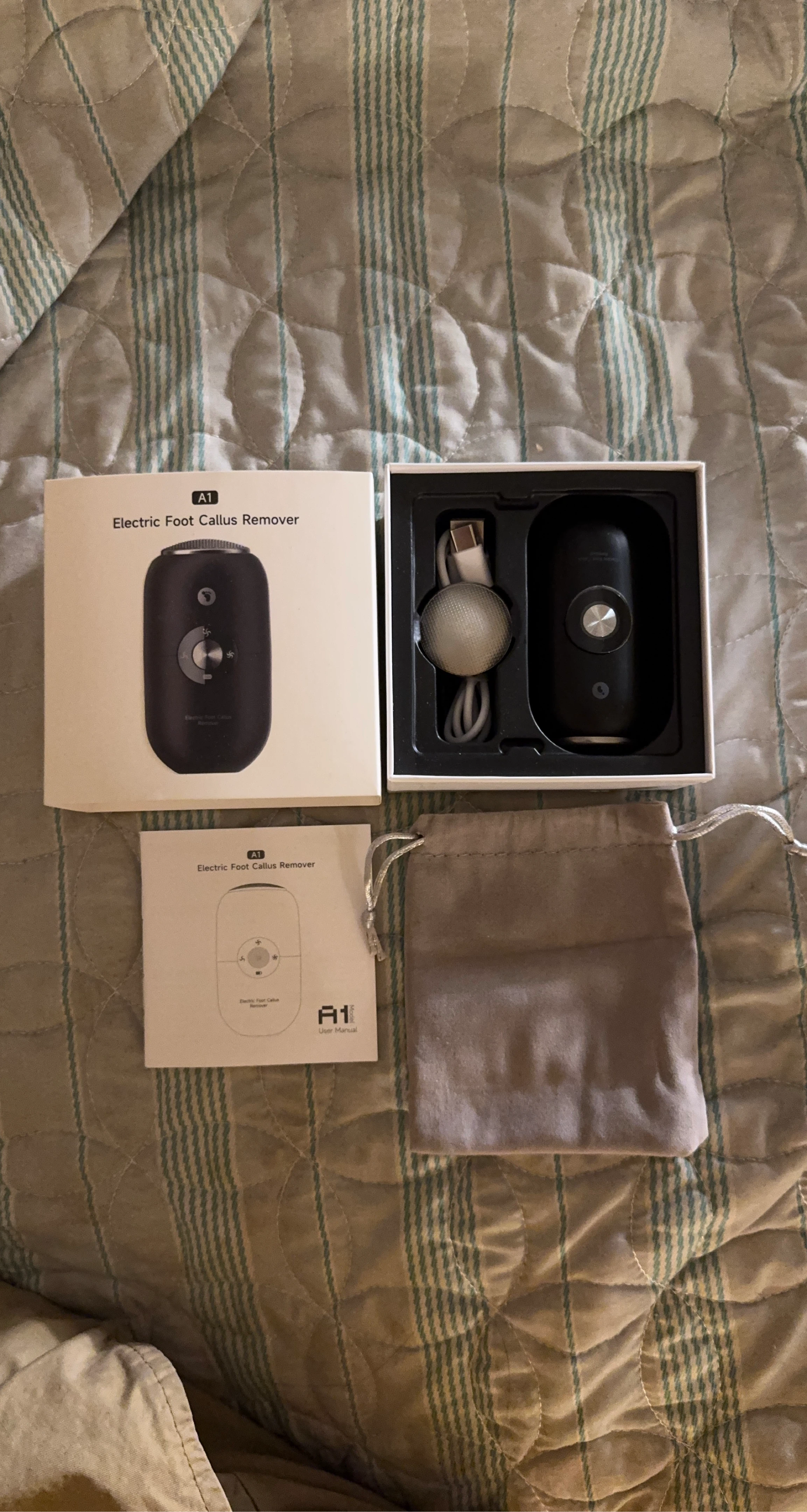 A1 Electric Foot Callus Remover with Accessories