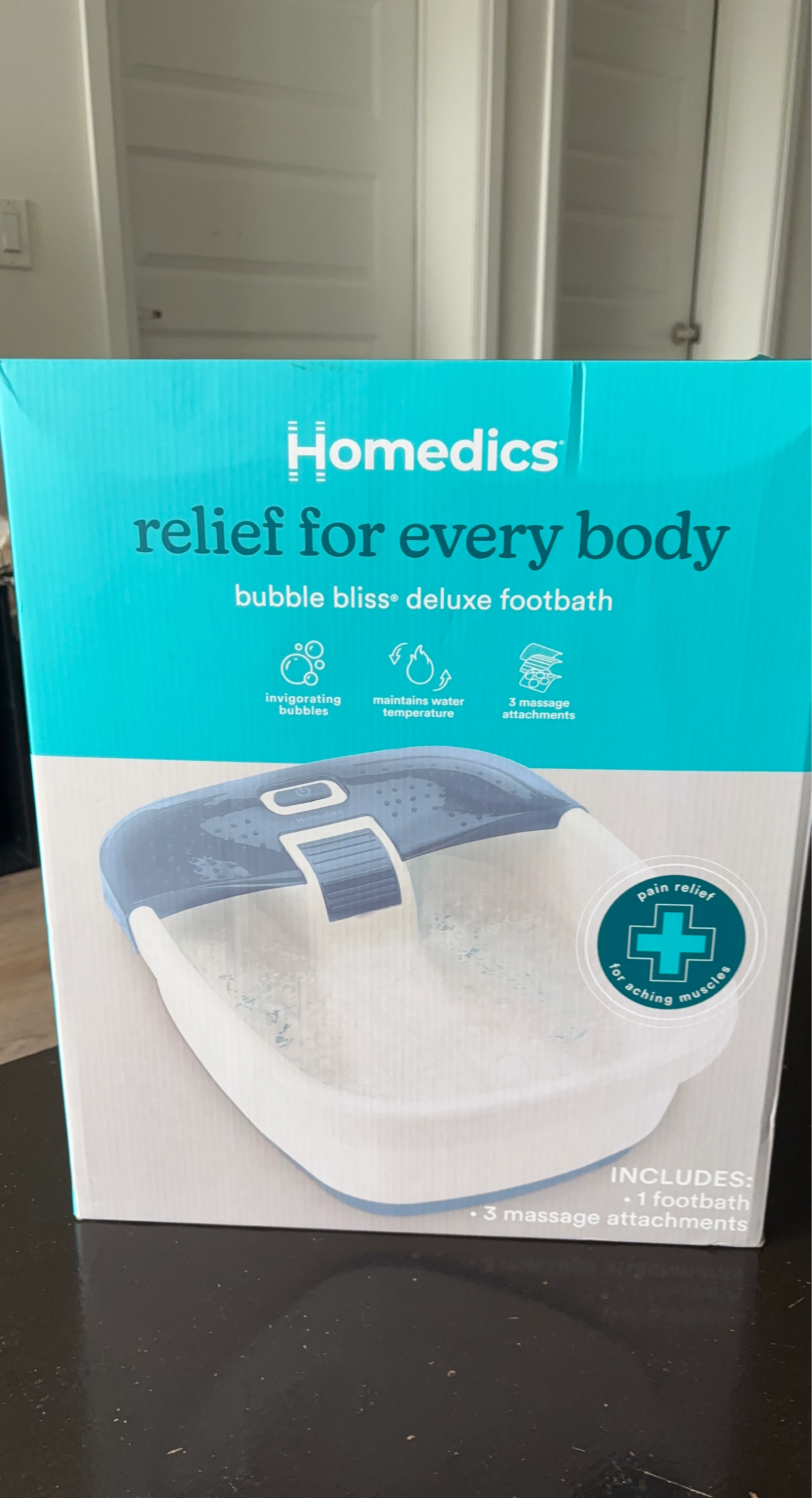 HoMedics Bubble Bliss Deluxe Footbath