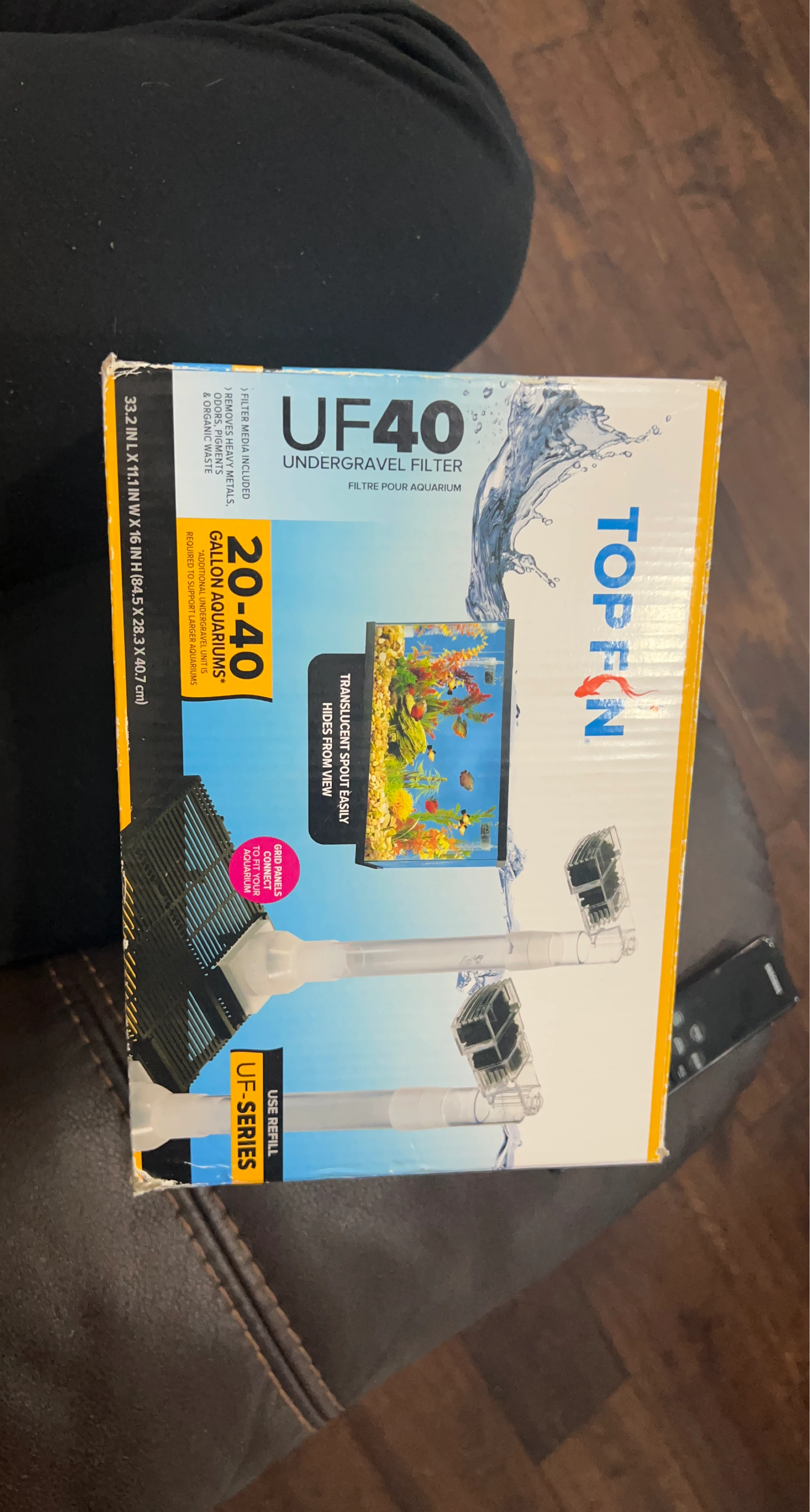 Top Fin UF40 Undergravel Filter for 20-40 Gallon Aquariums