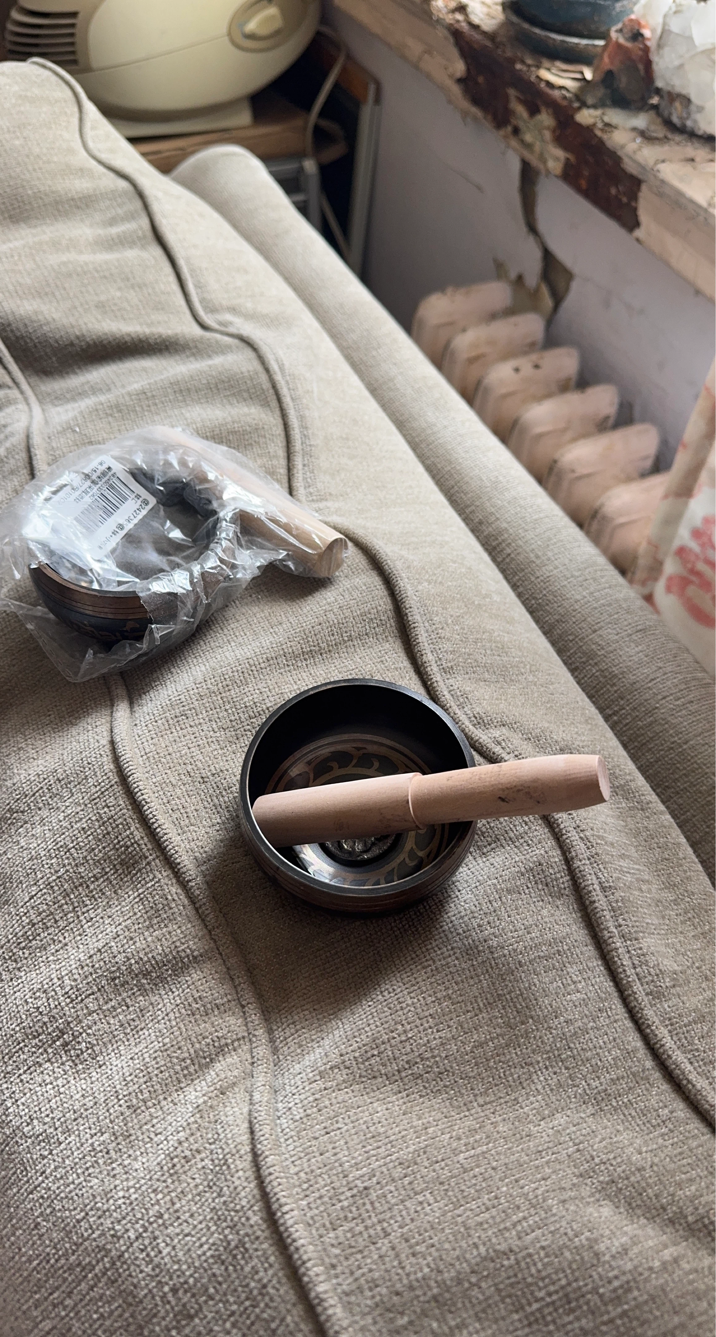 Brass Singing Bowl Set