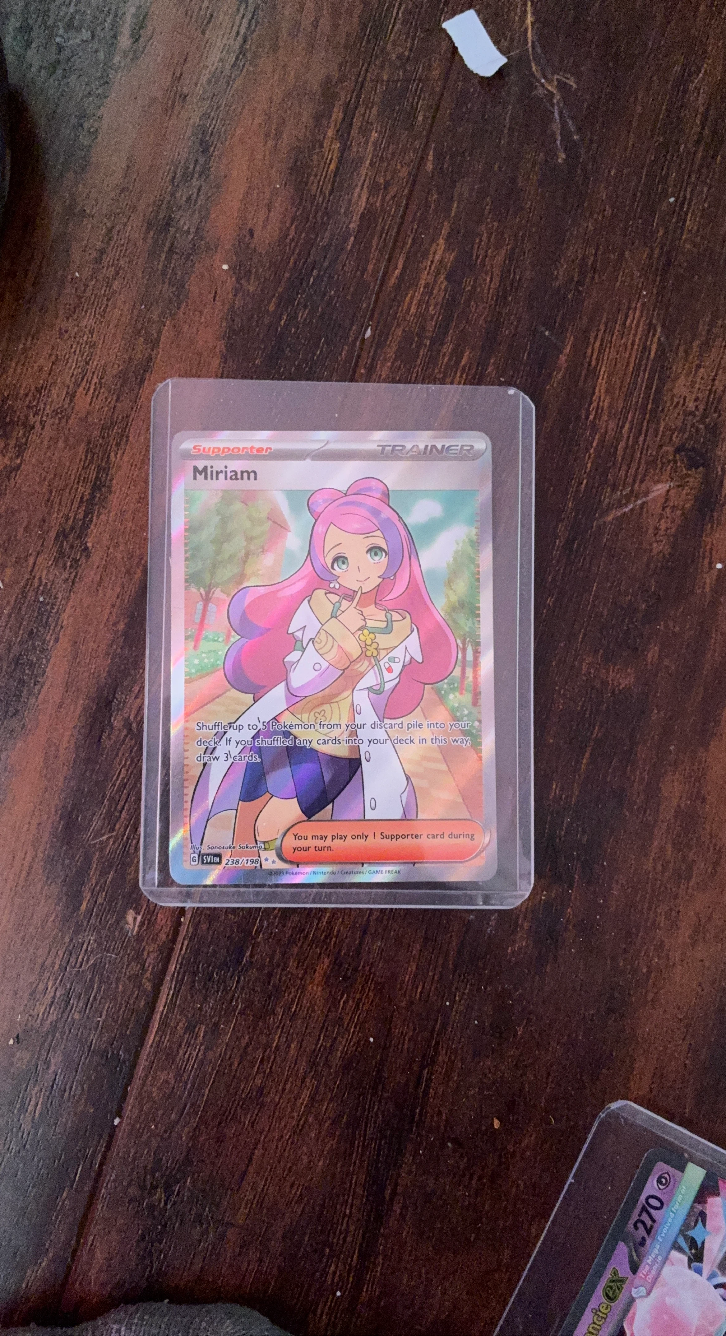 Pokemon Miriam Trainer Card 238/198