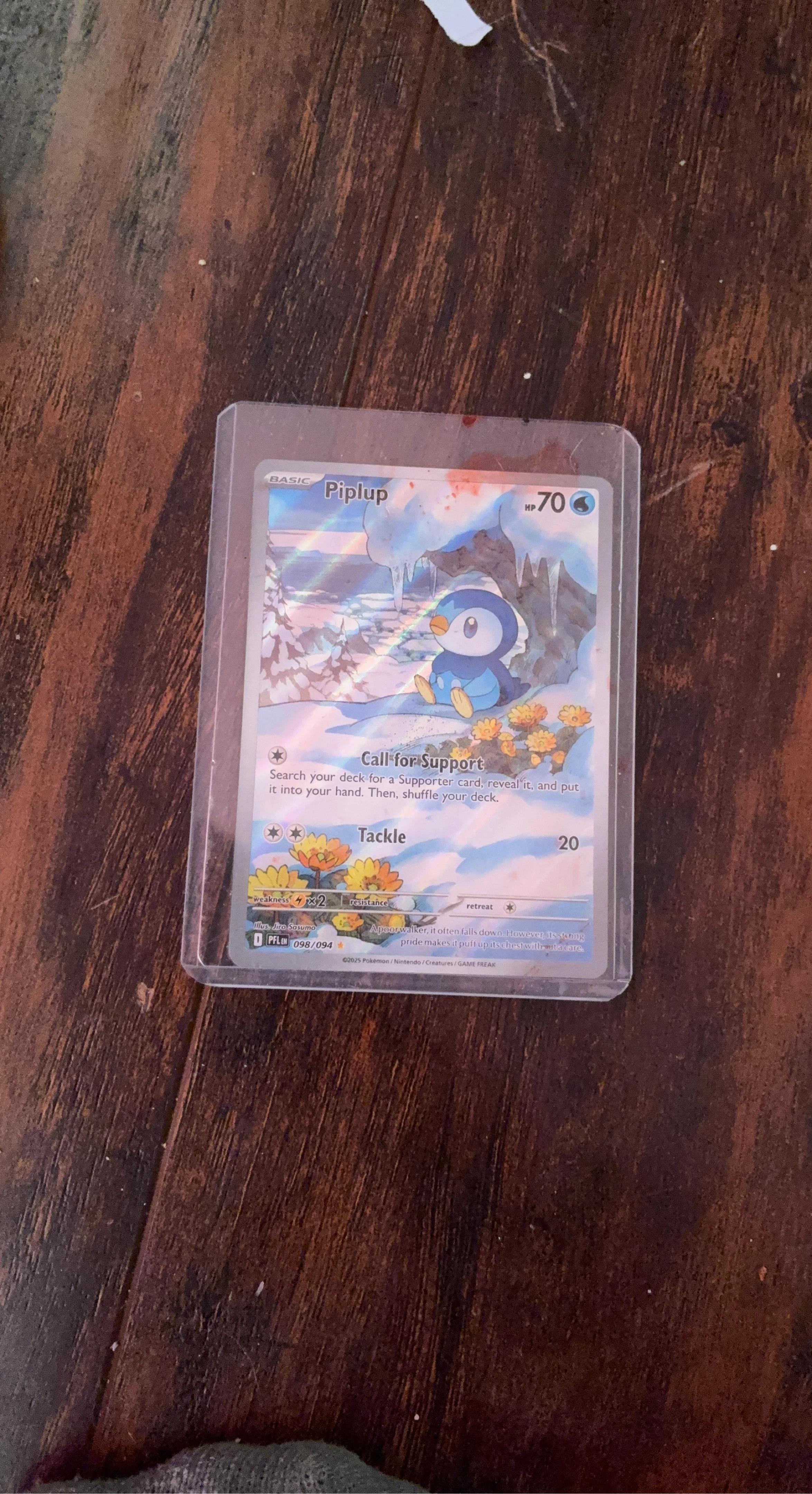 Pokémon TCG Piplup Card 098/094
