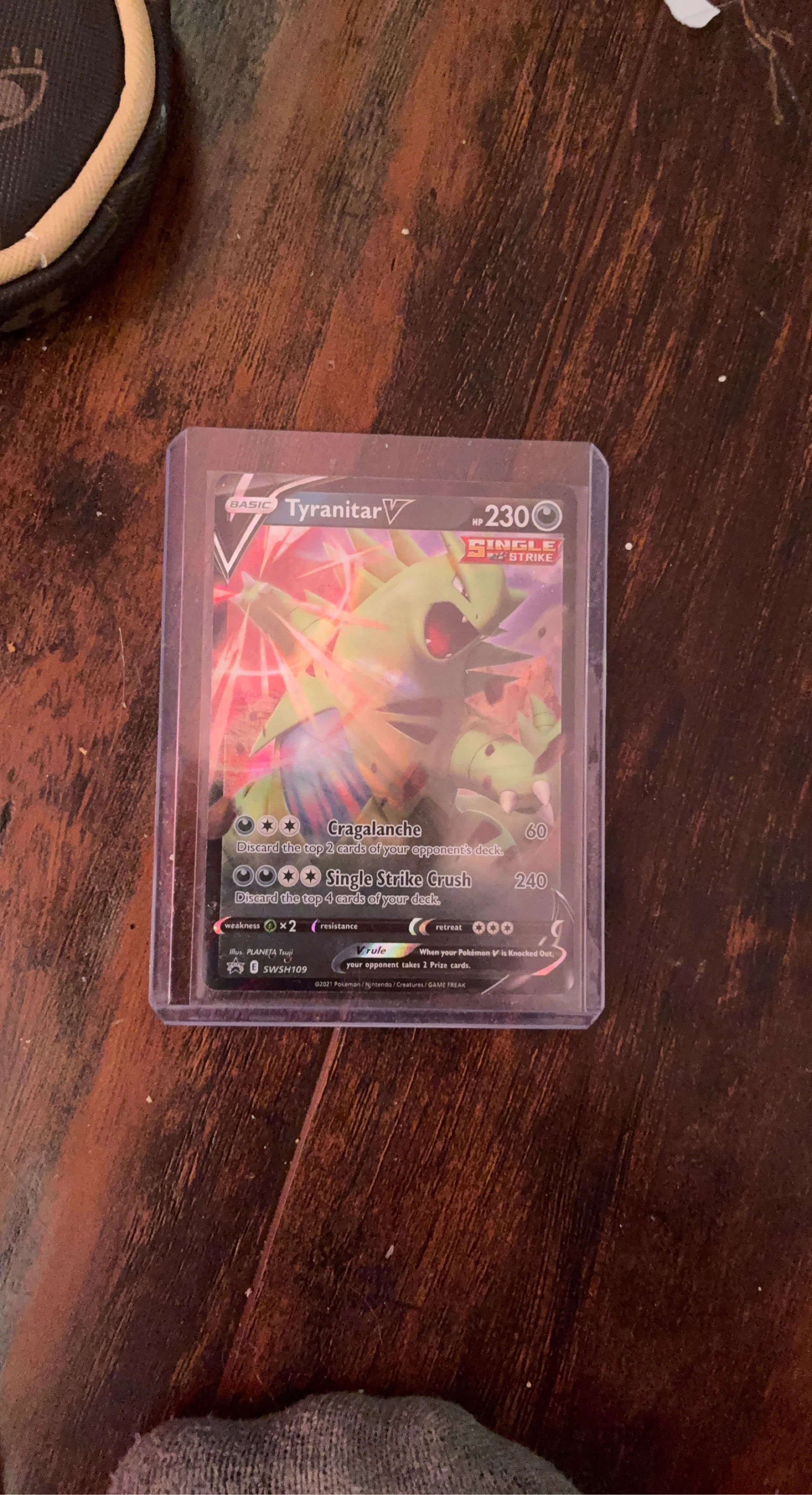 Pokemon TCG Tyranitar V Card