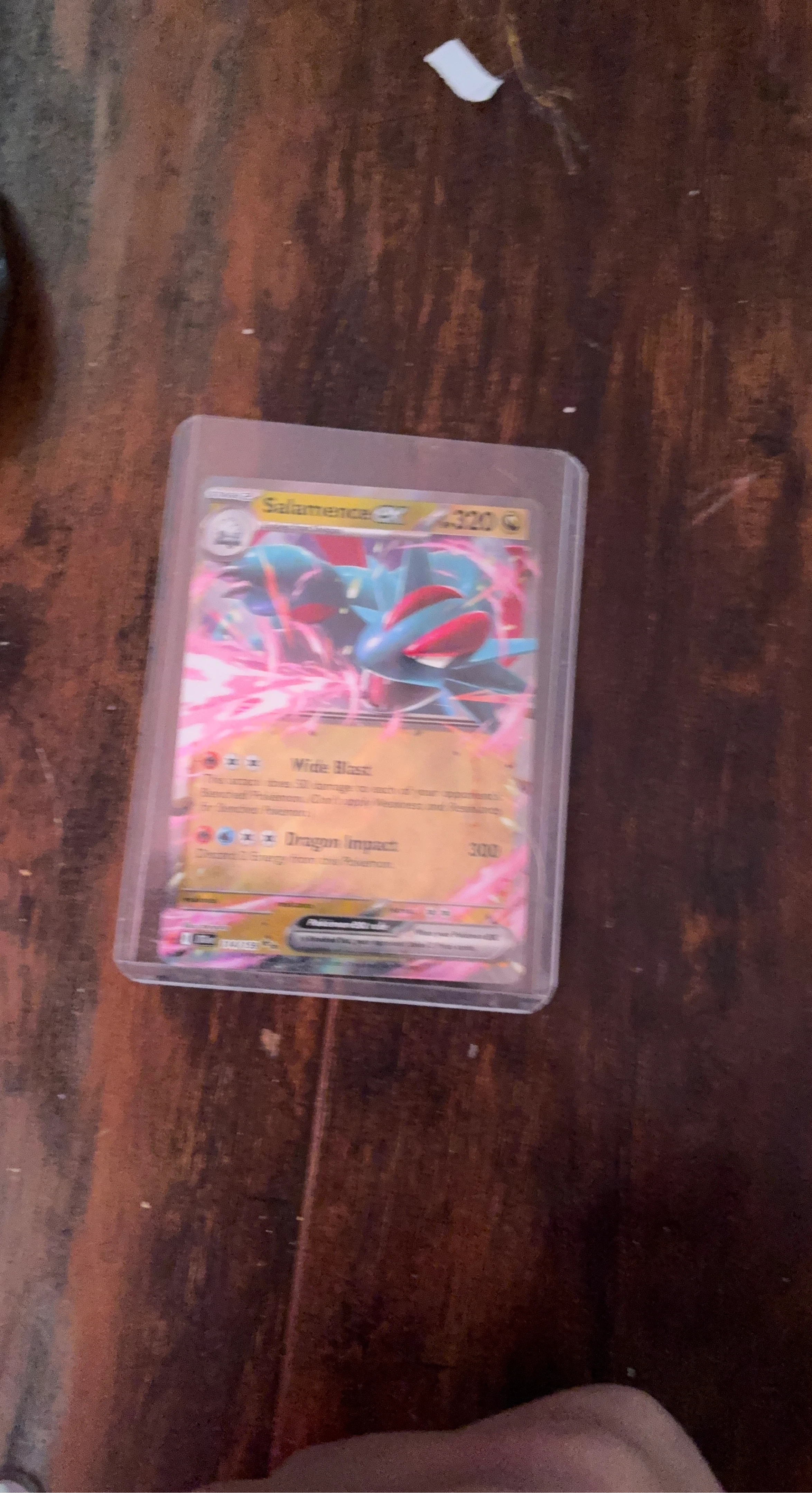 Pokemon Salamence GX Trading Card