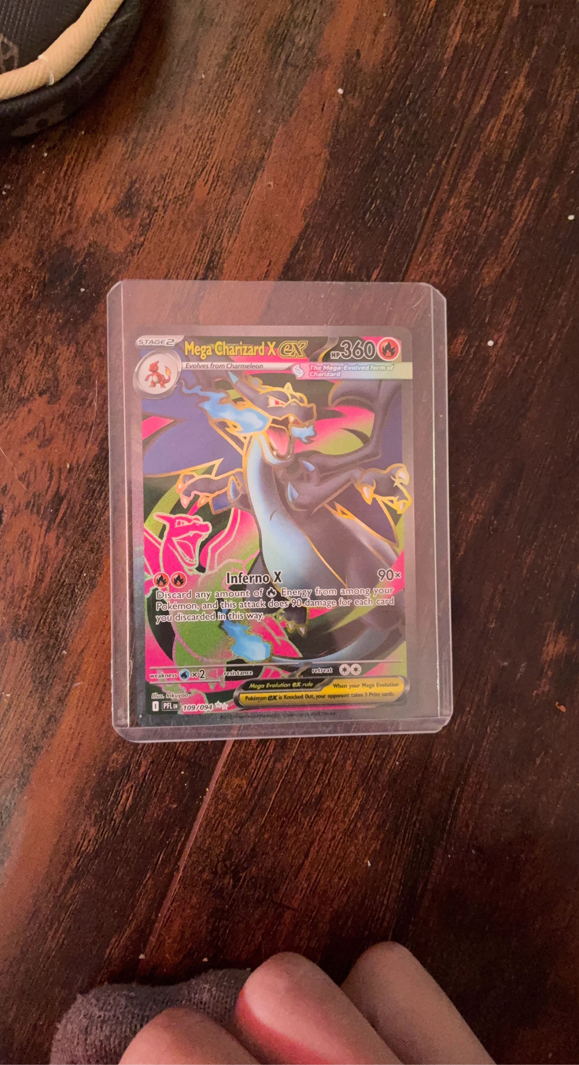Mega Charizard X EX Pokémon Card