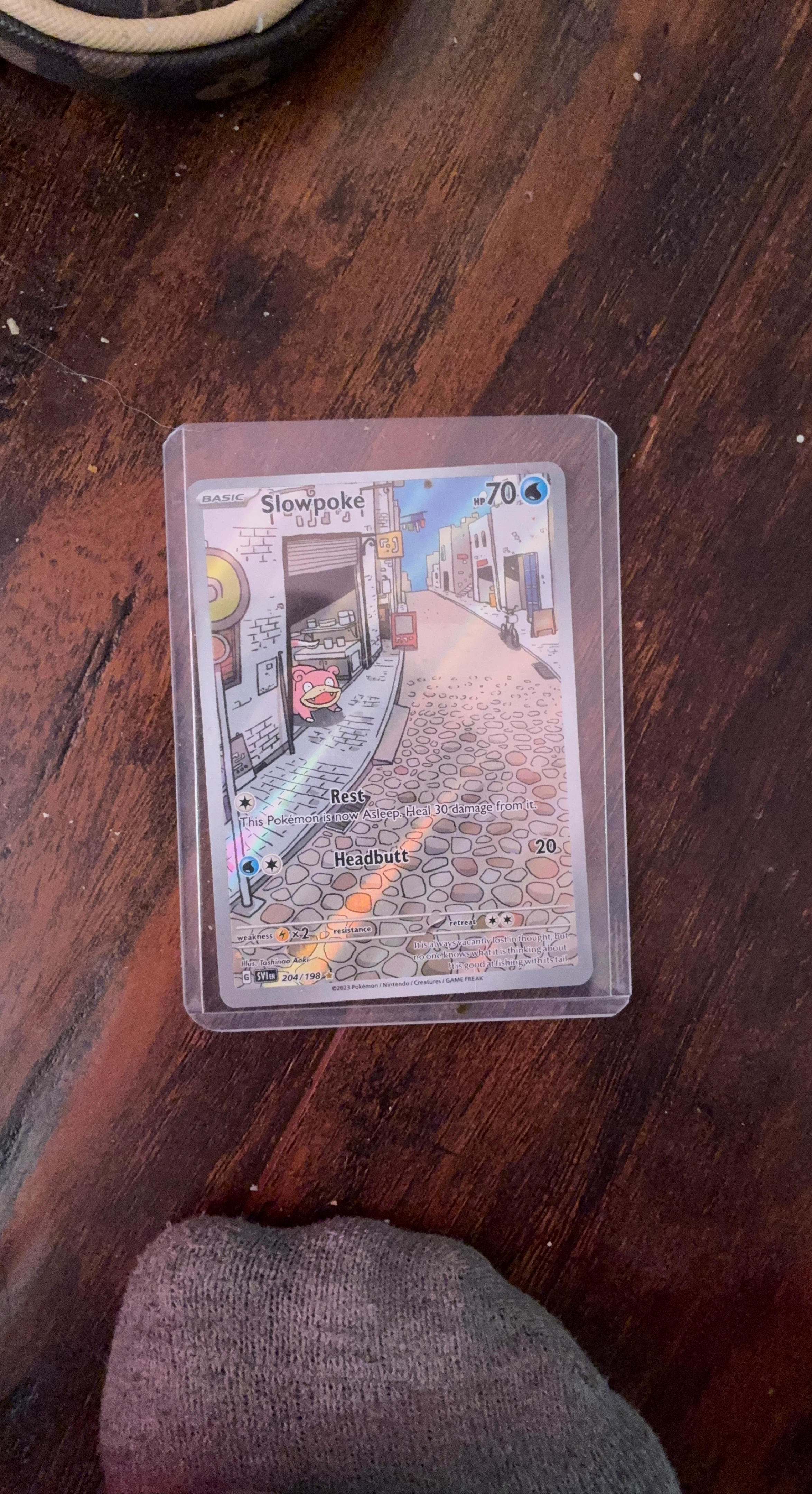 Pokemon Slowpoke Card 204/198