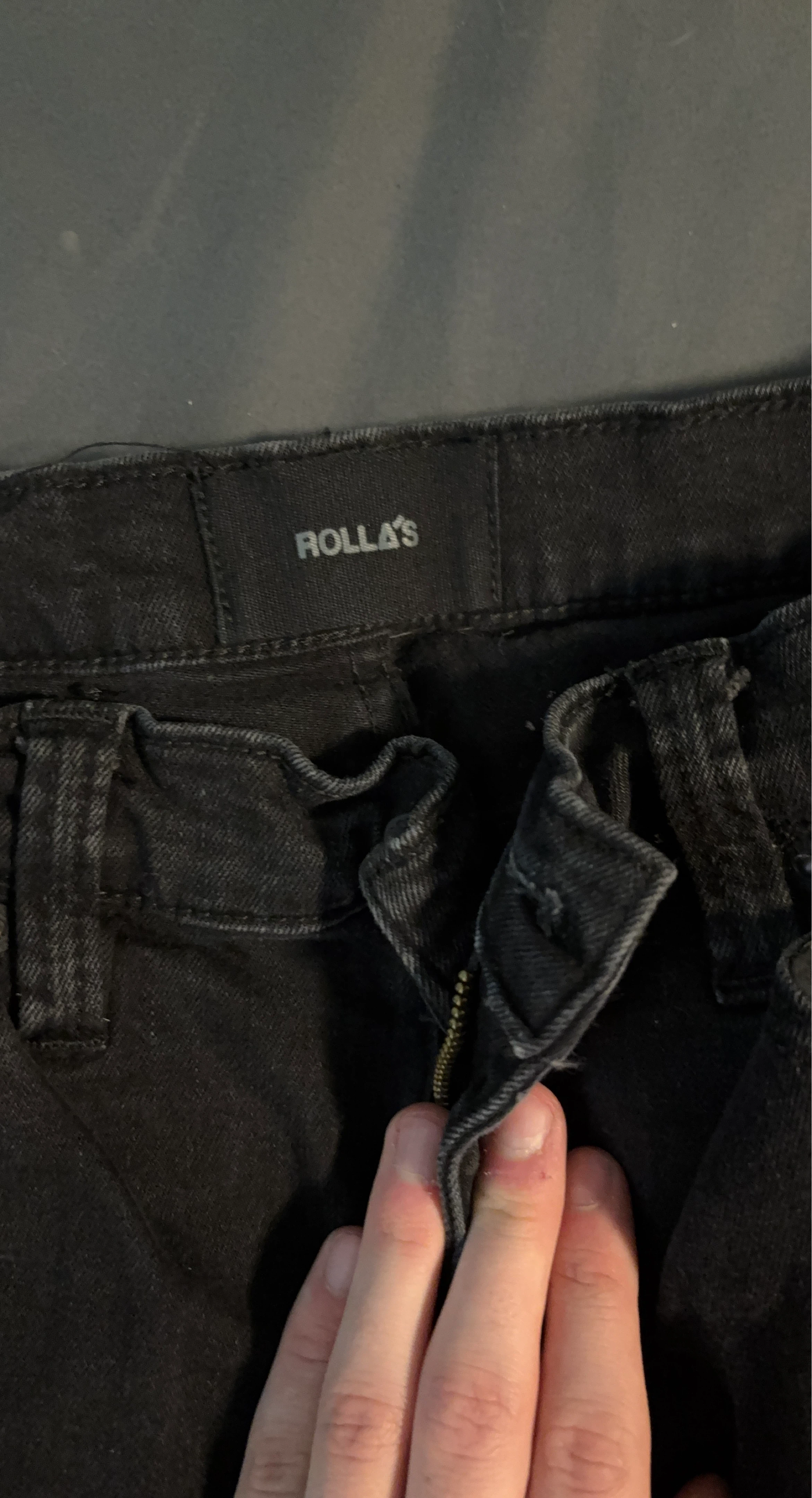 Rolla's Stinger Skinny Fit Jeans - Black - Size 29W 32L