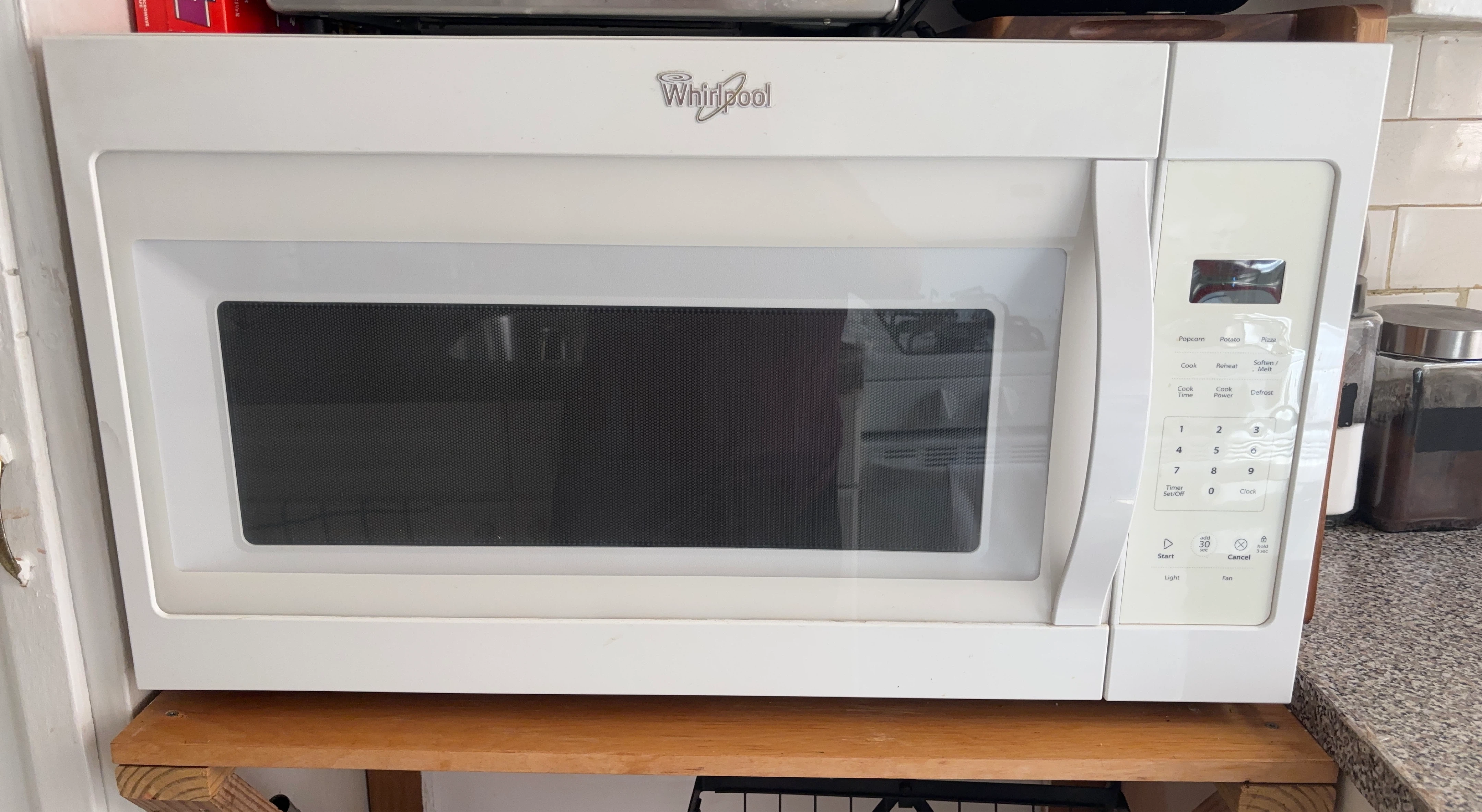 Whirlpool White Microwave