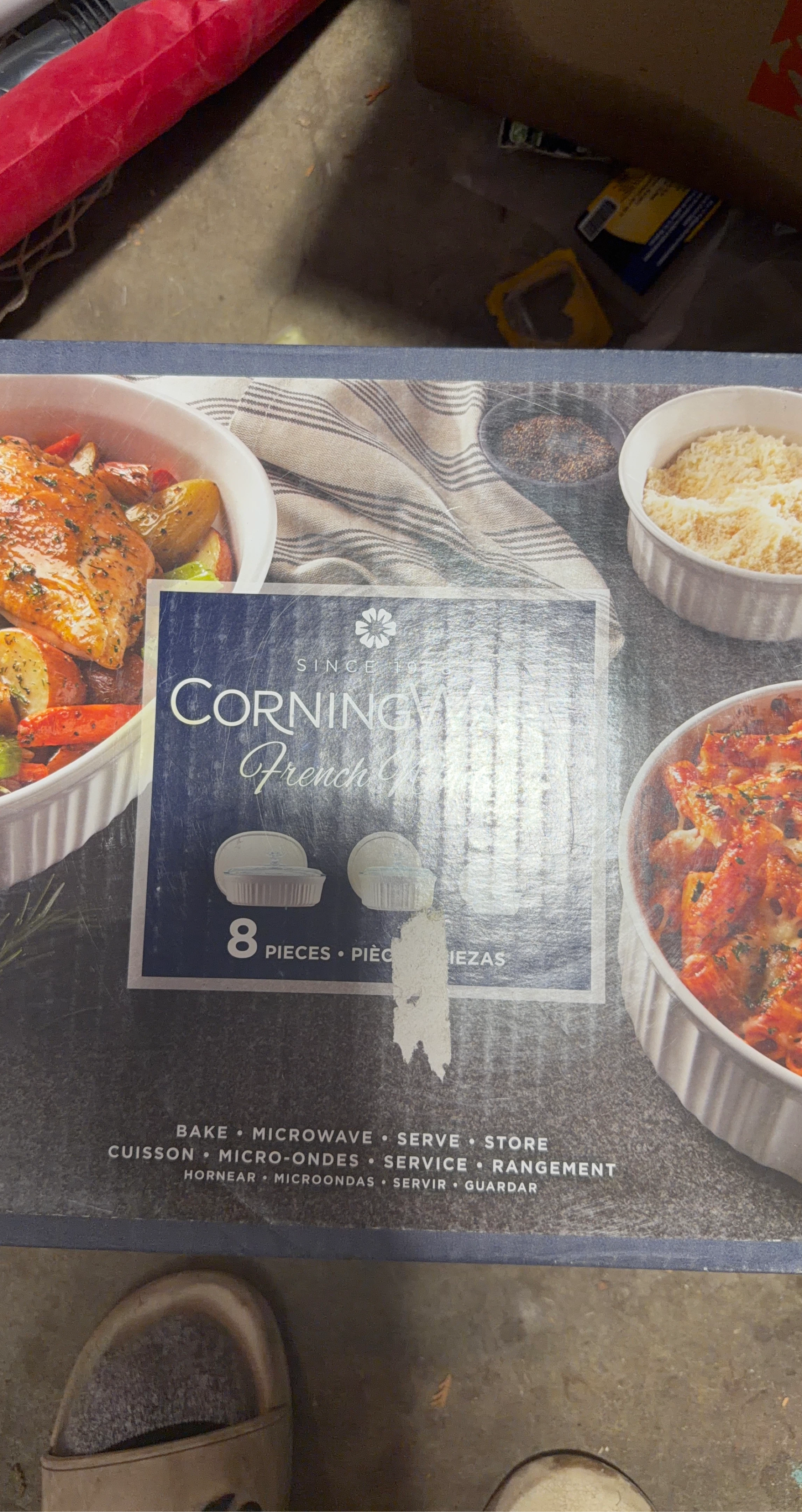 CorningWare French White Bakeware Set