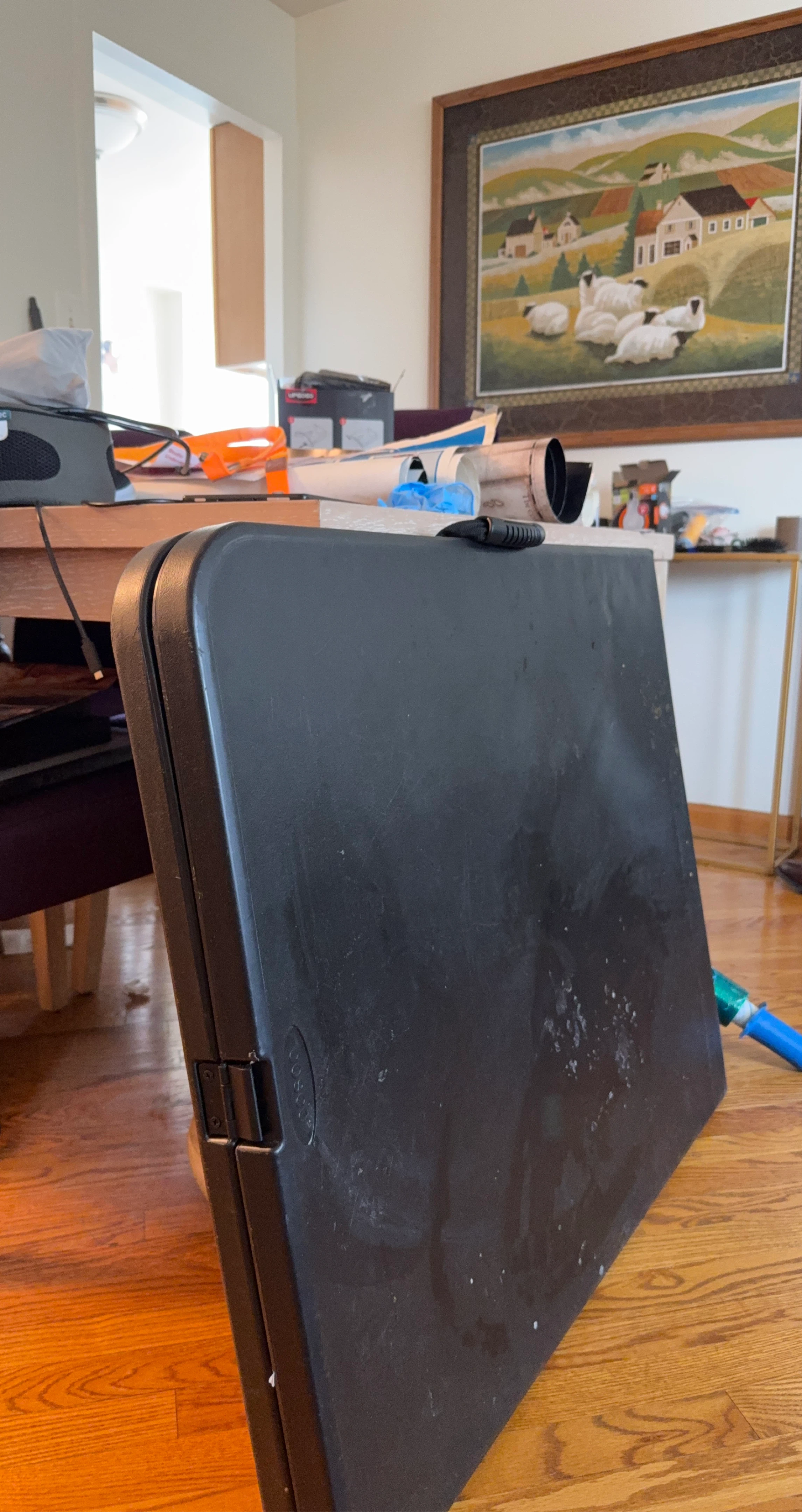 Black Folding Table