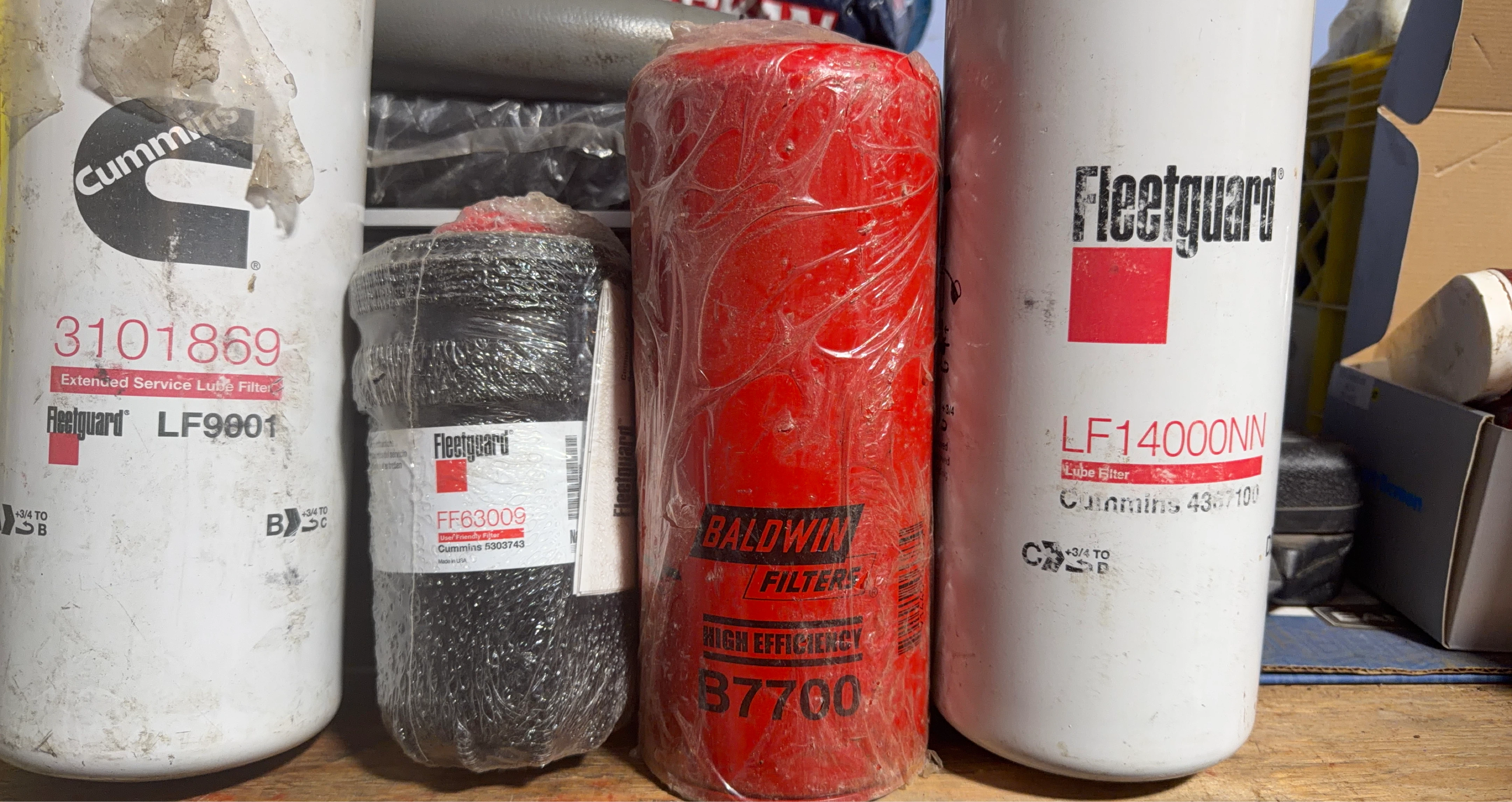 Oil Filters for diesel trucks