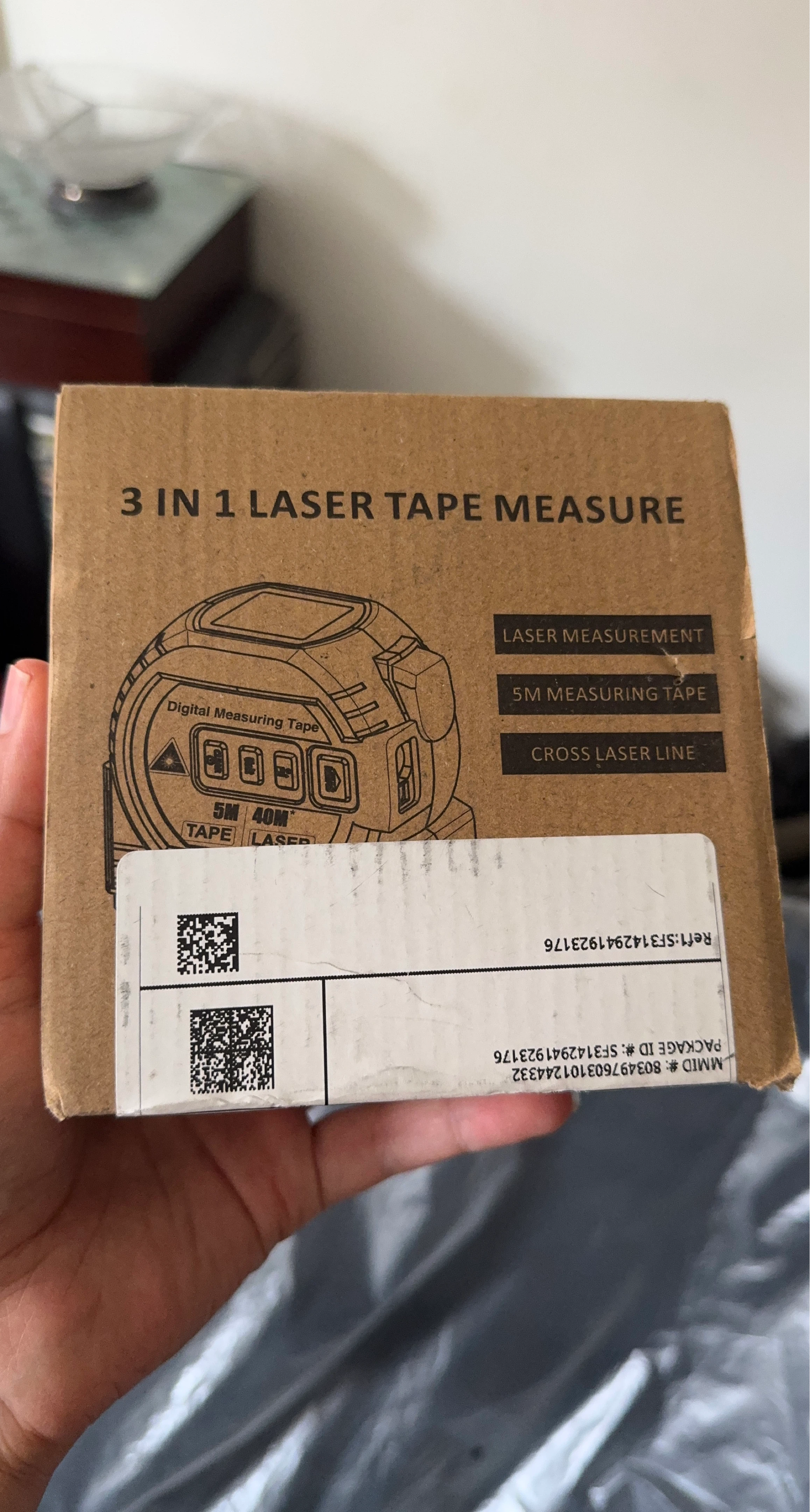 3-in-1 Laser Measuring Tape