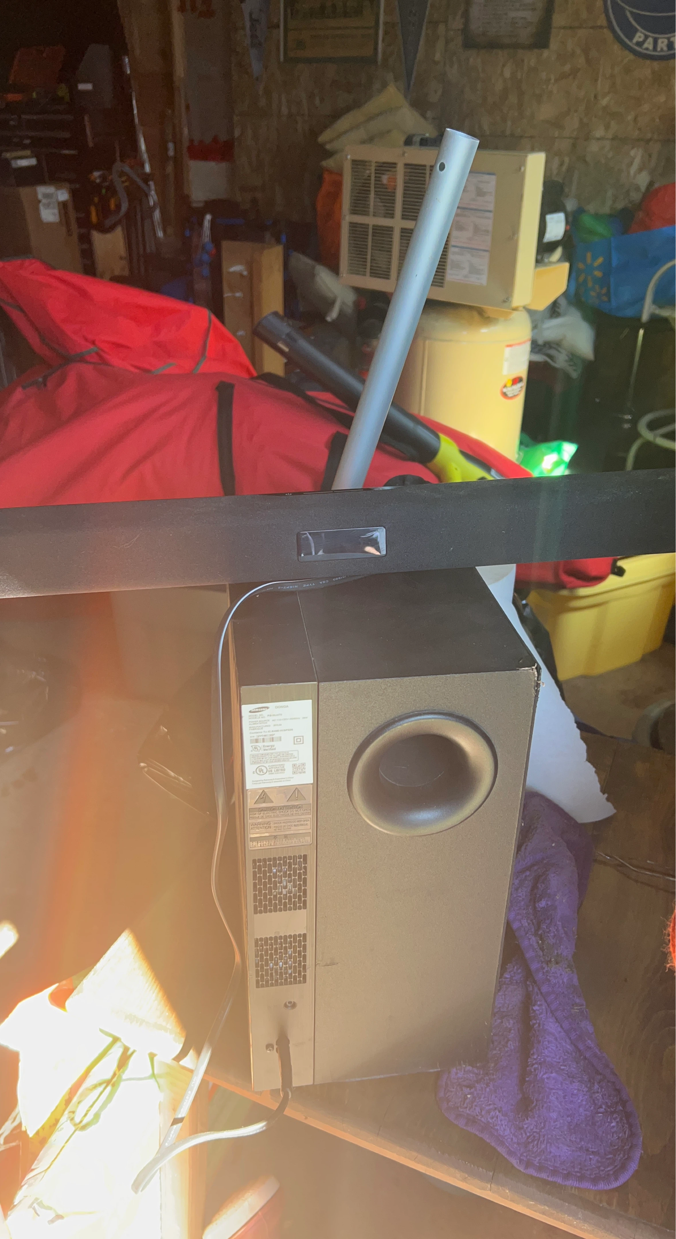 Samsung Soundbar and Subwoofer Combo
