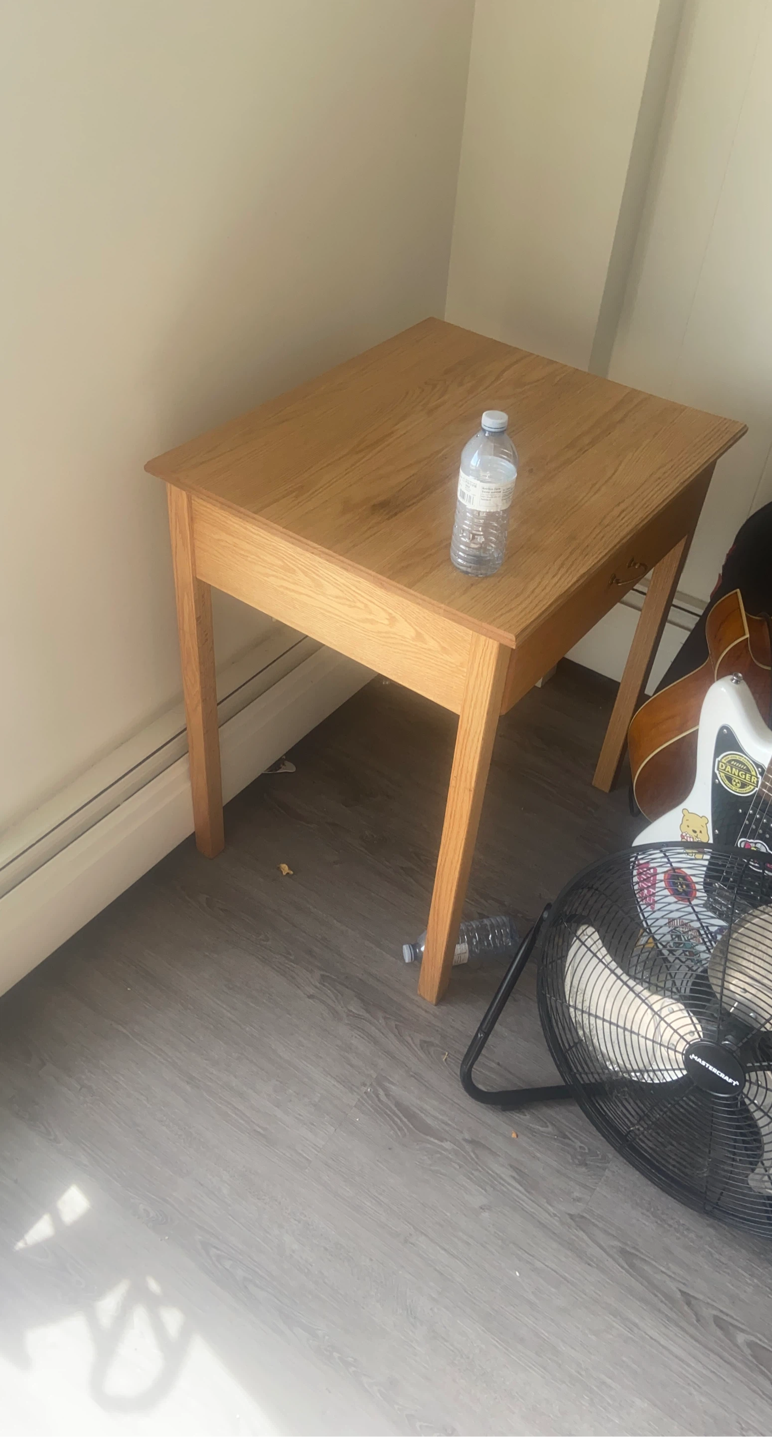 Wooden Side Table with Drawer