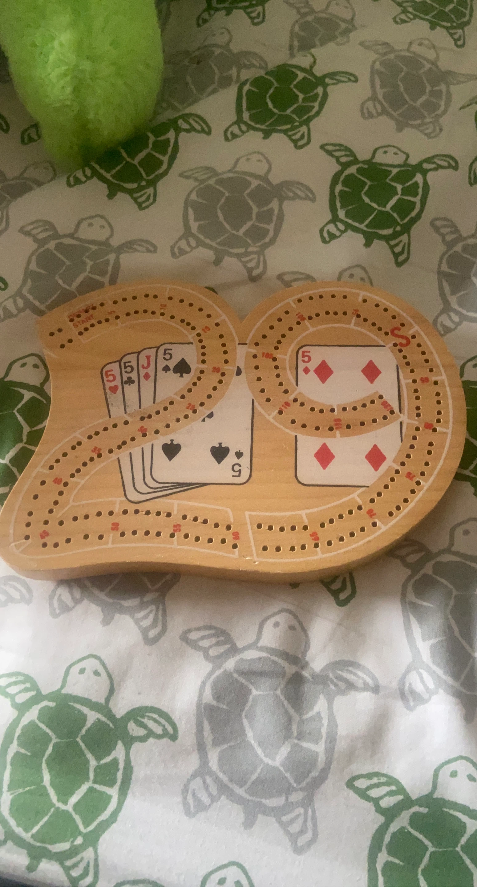 Wooden Cribbage Board