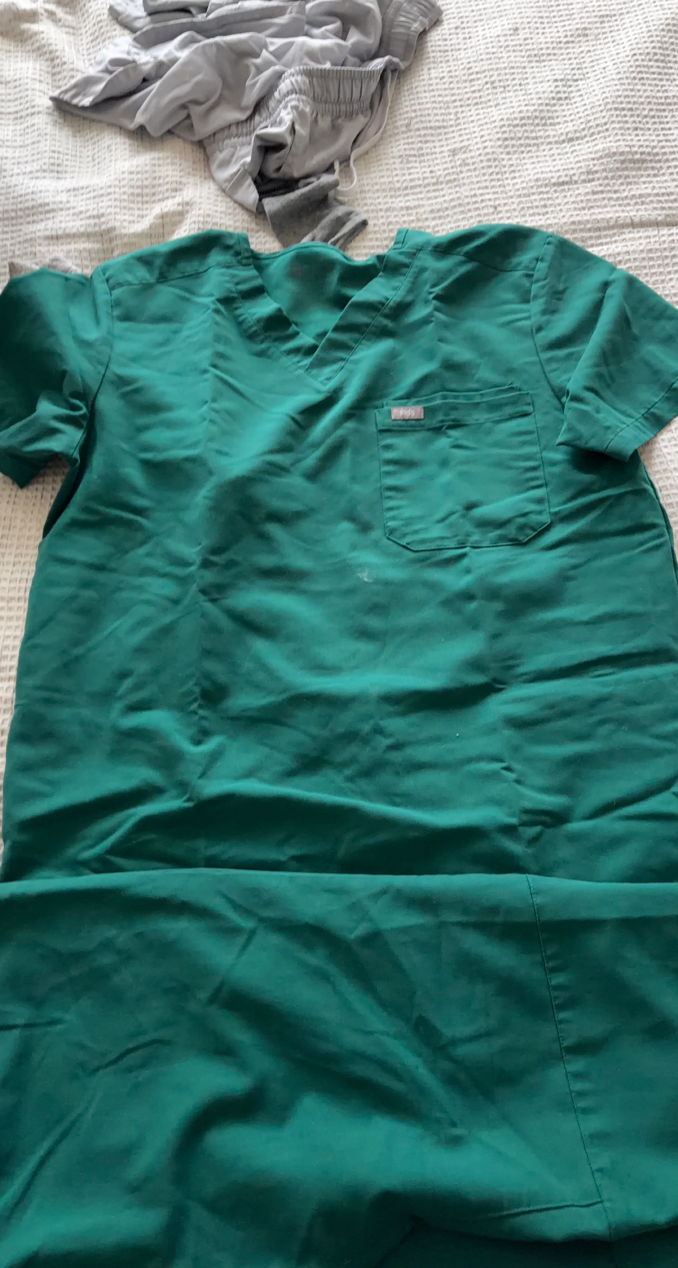 FIGS Green Scrub Top