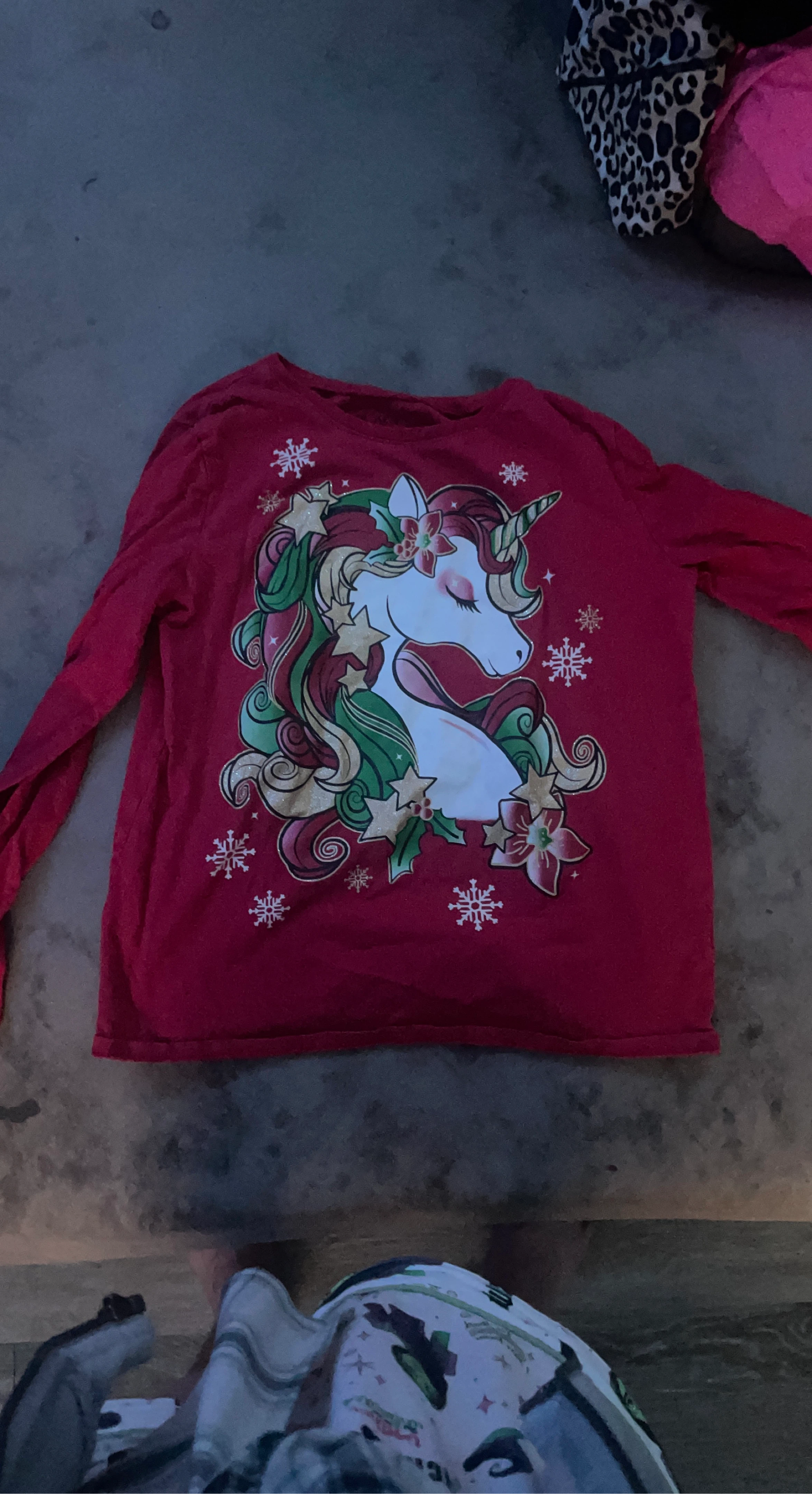 Girls Unicorn Long Sleeve Shirt