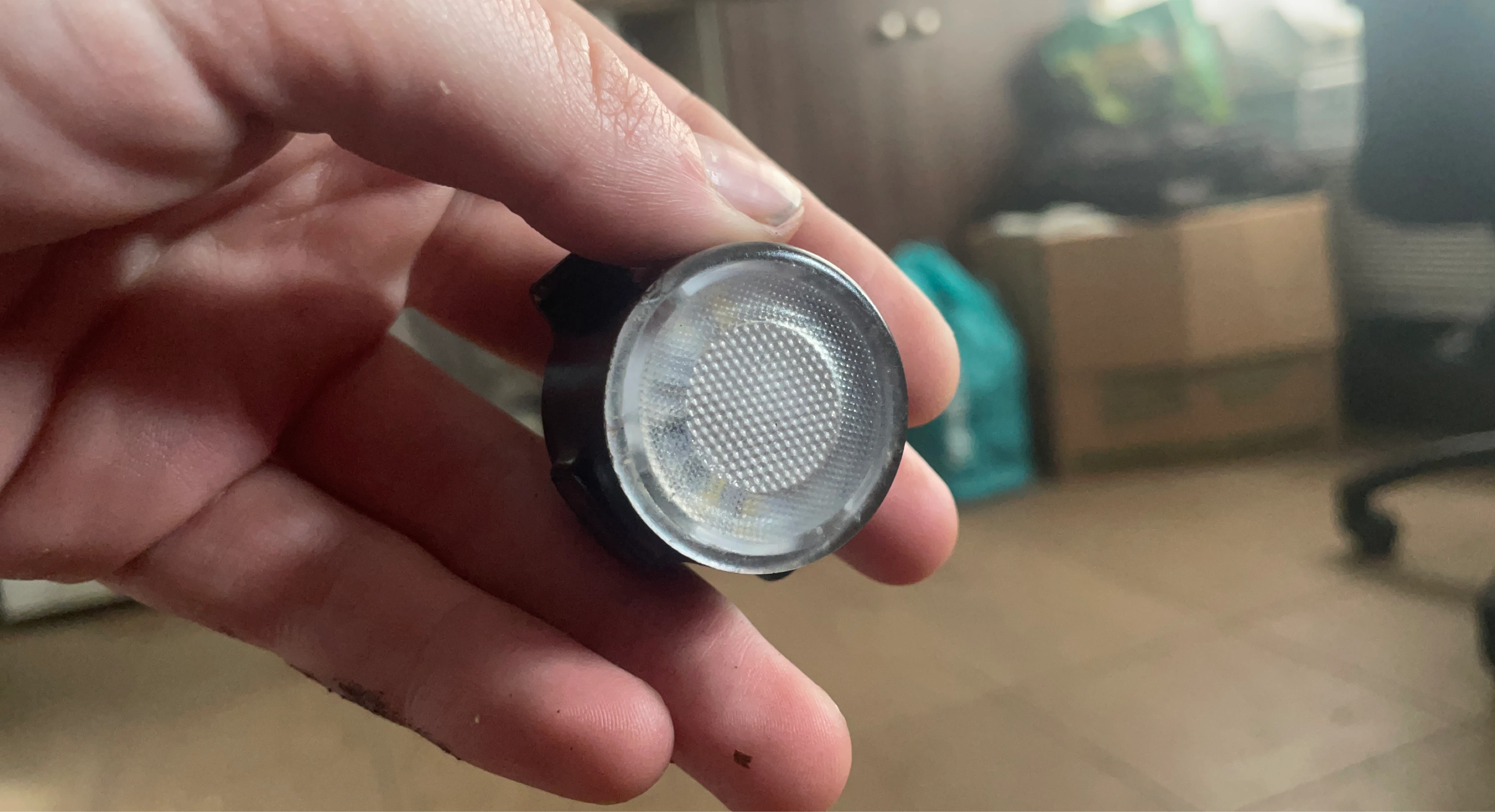 Small Black LED Bike Light