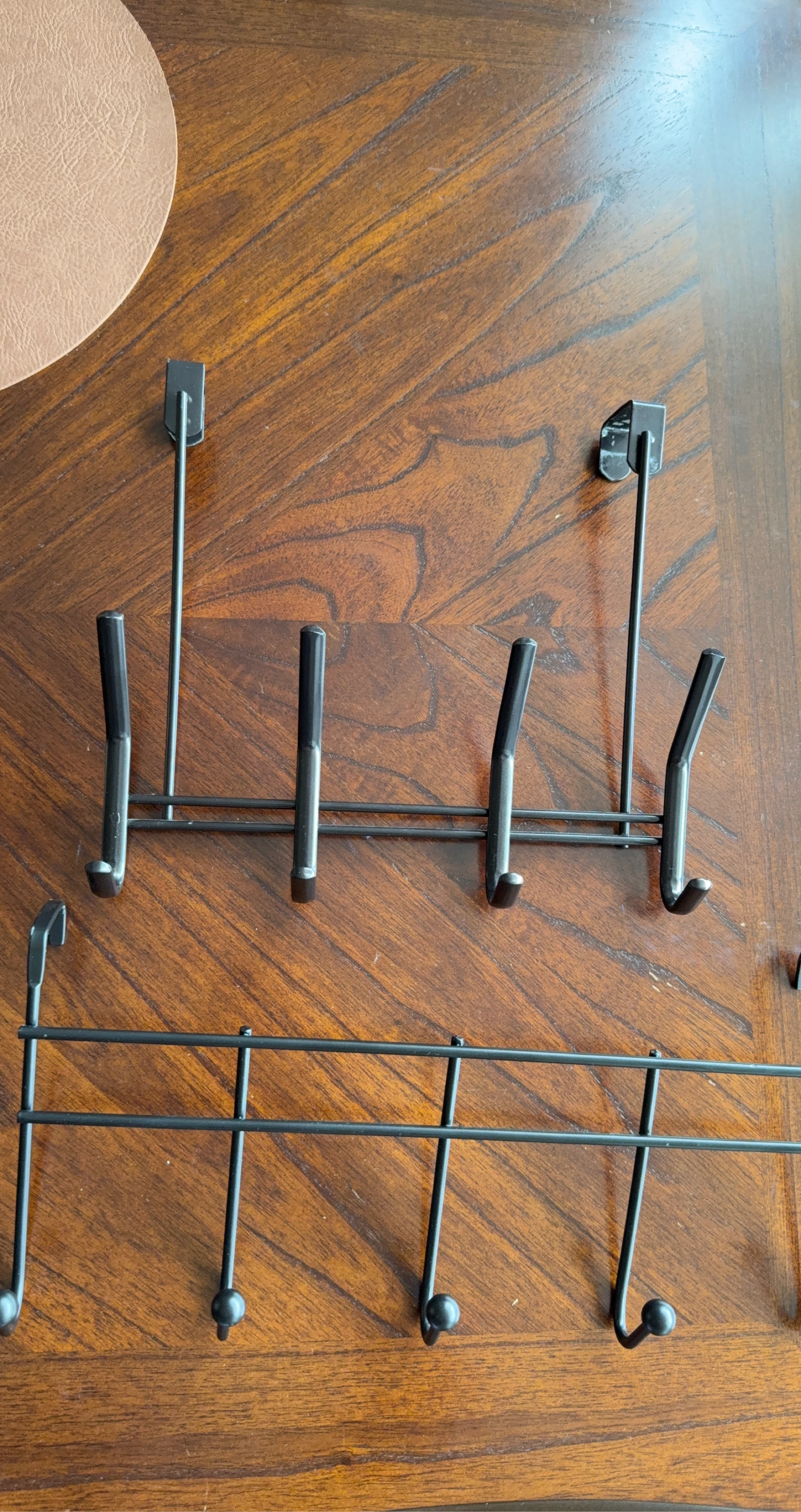 Black Metal Wall Mounted Hanger Rack