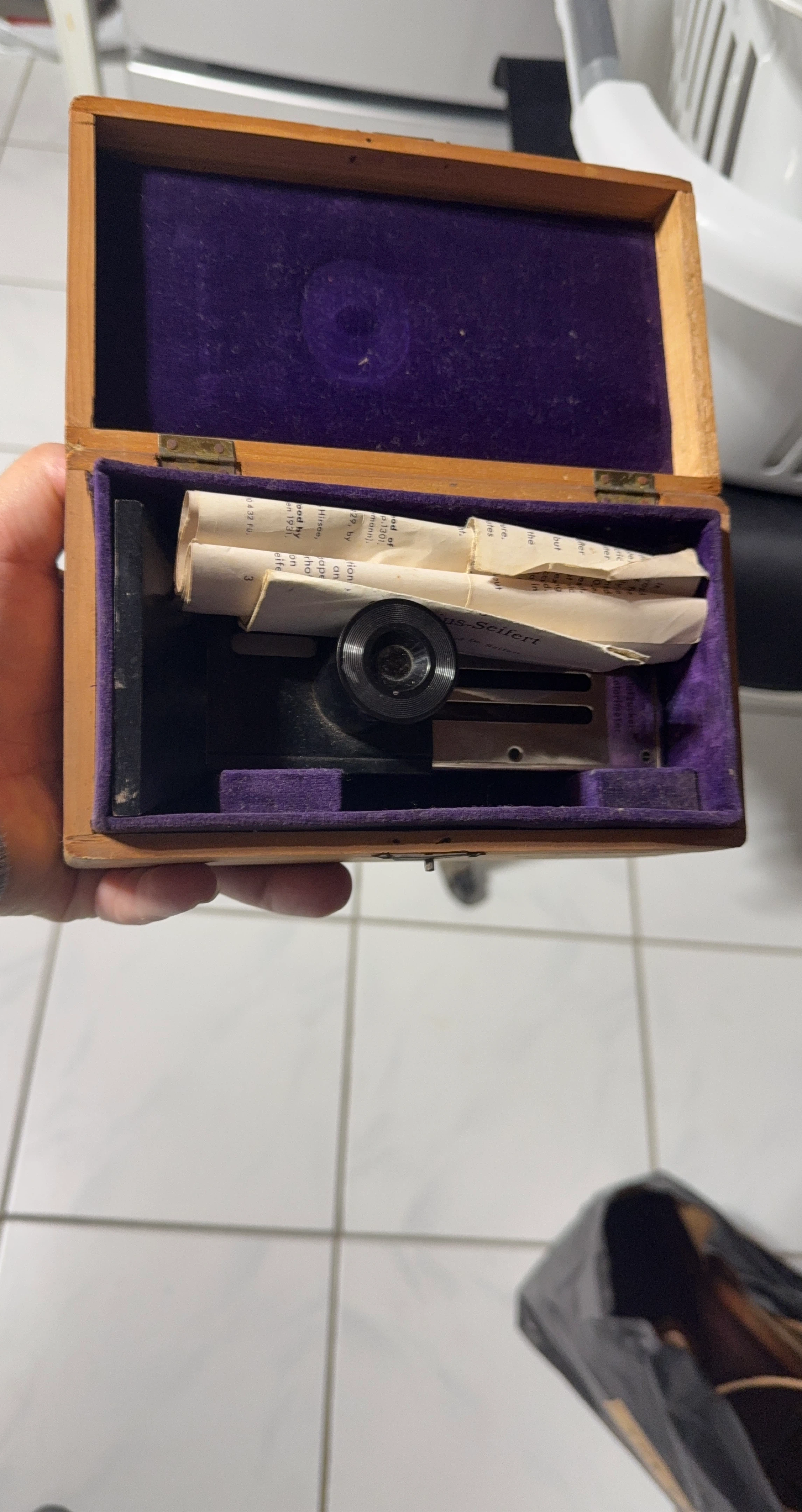 Seifert Aerometer in Wooden Box