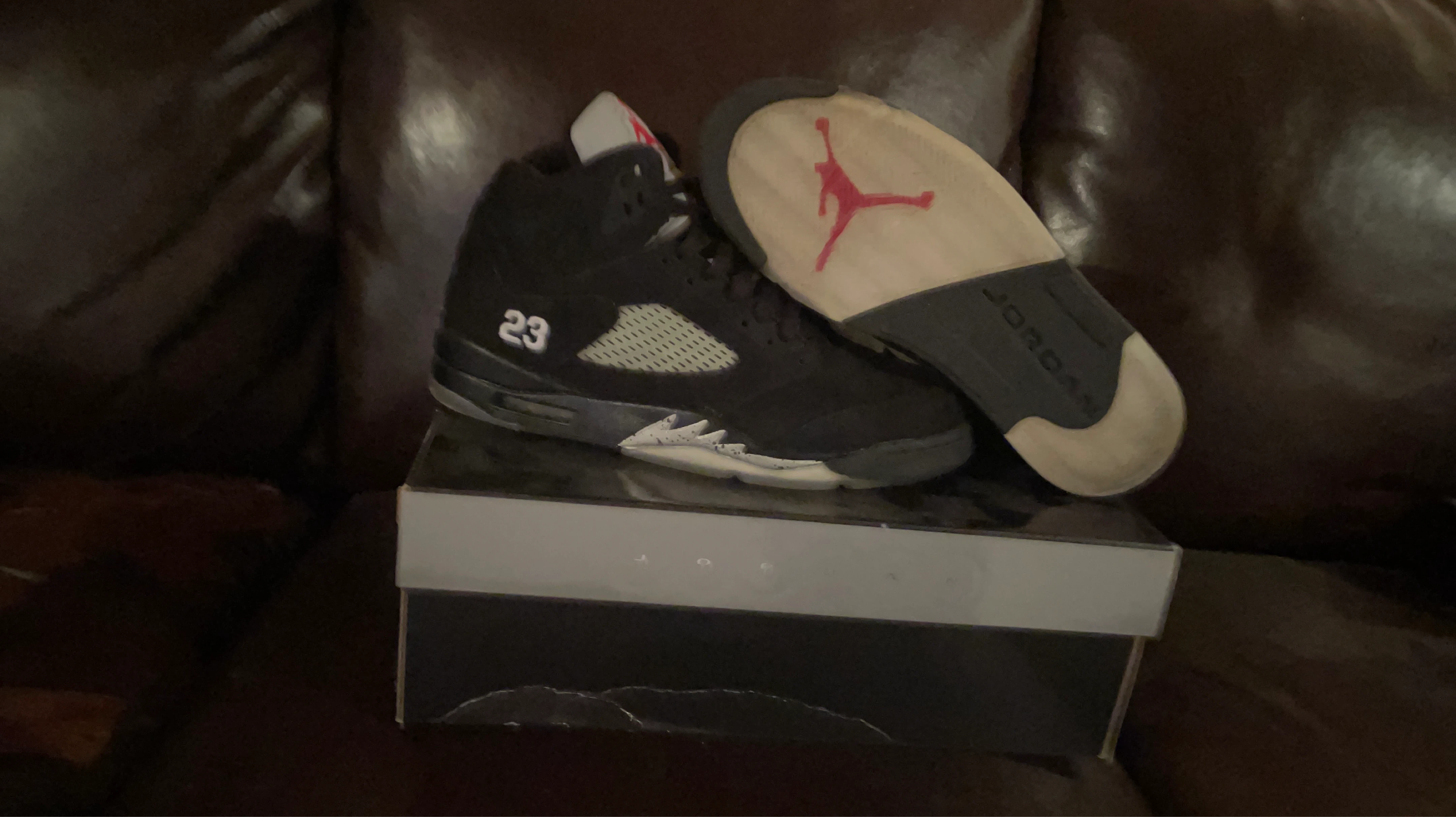 Air Jordan 5 Retro Black Sneakers