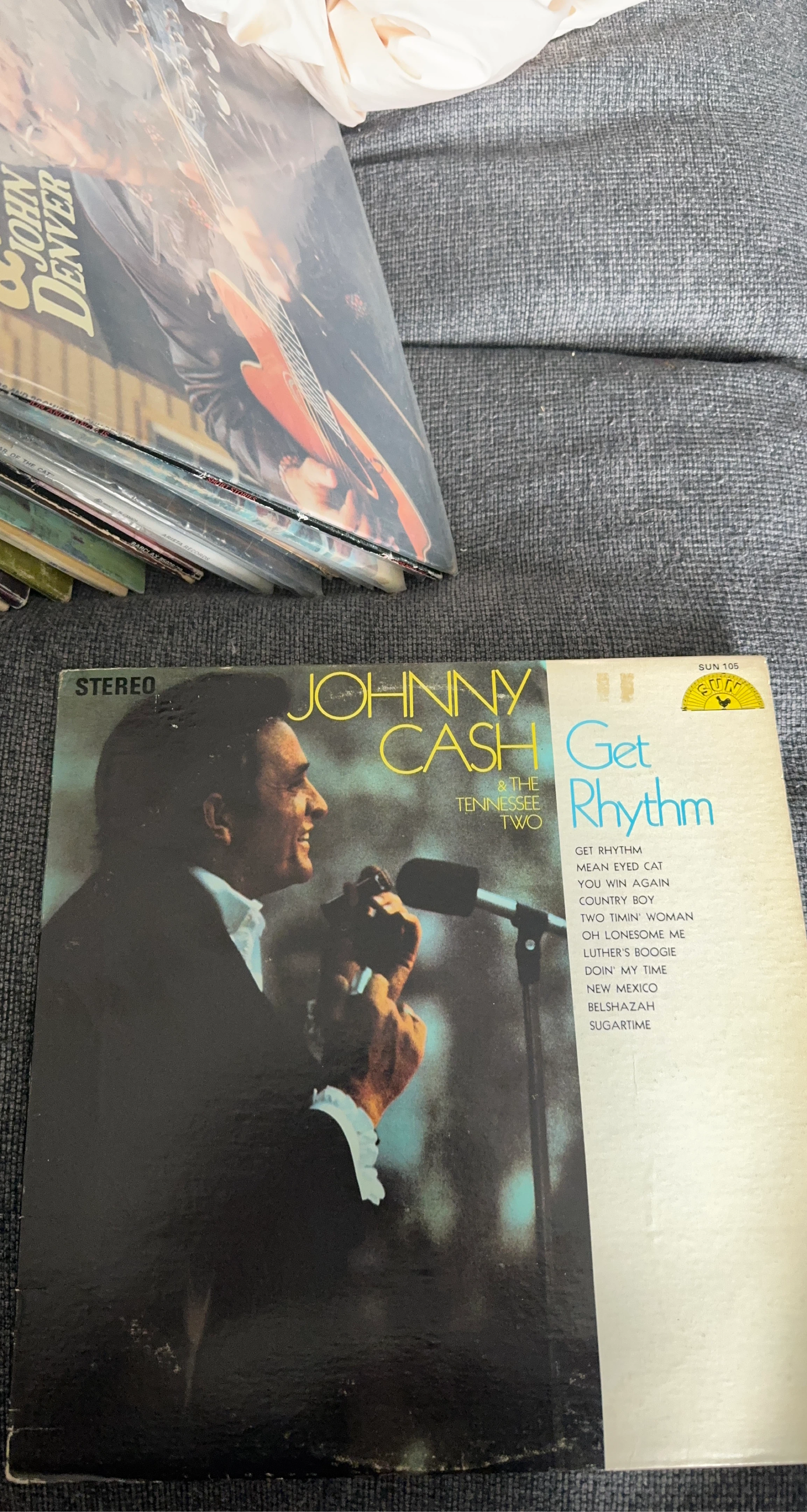 Johnny Cash & The Tennessee Two Get Rhythm Vinyl Record